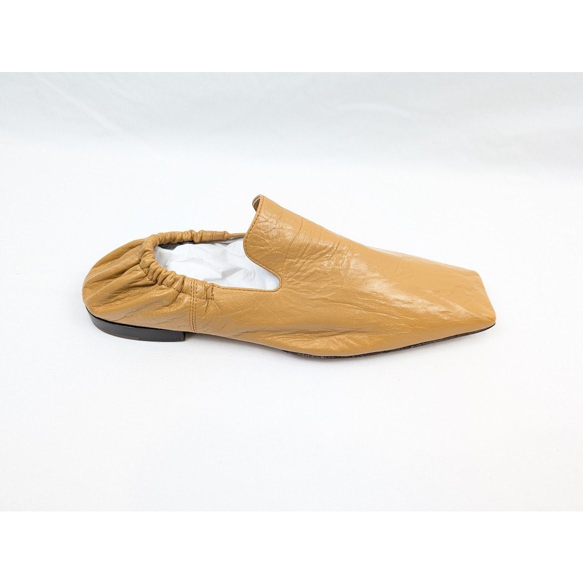 Bottega Veneta o1rshd1 Q:2 / Rubber Sole / Leather Crunch Lux Shoes Sahara Size US 8.5 / EU 41-42 - 1 Thumbnail