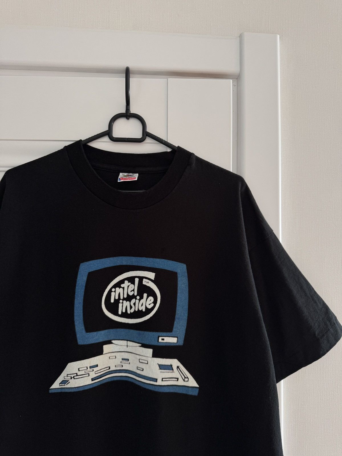 Apple Vintage Intel Inside T-Shirt Microsoft Size US XL / EU 56 / 4 - 2 Thumbnail