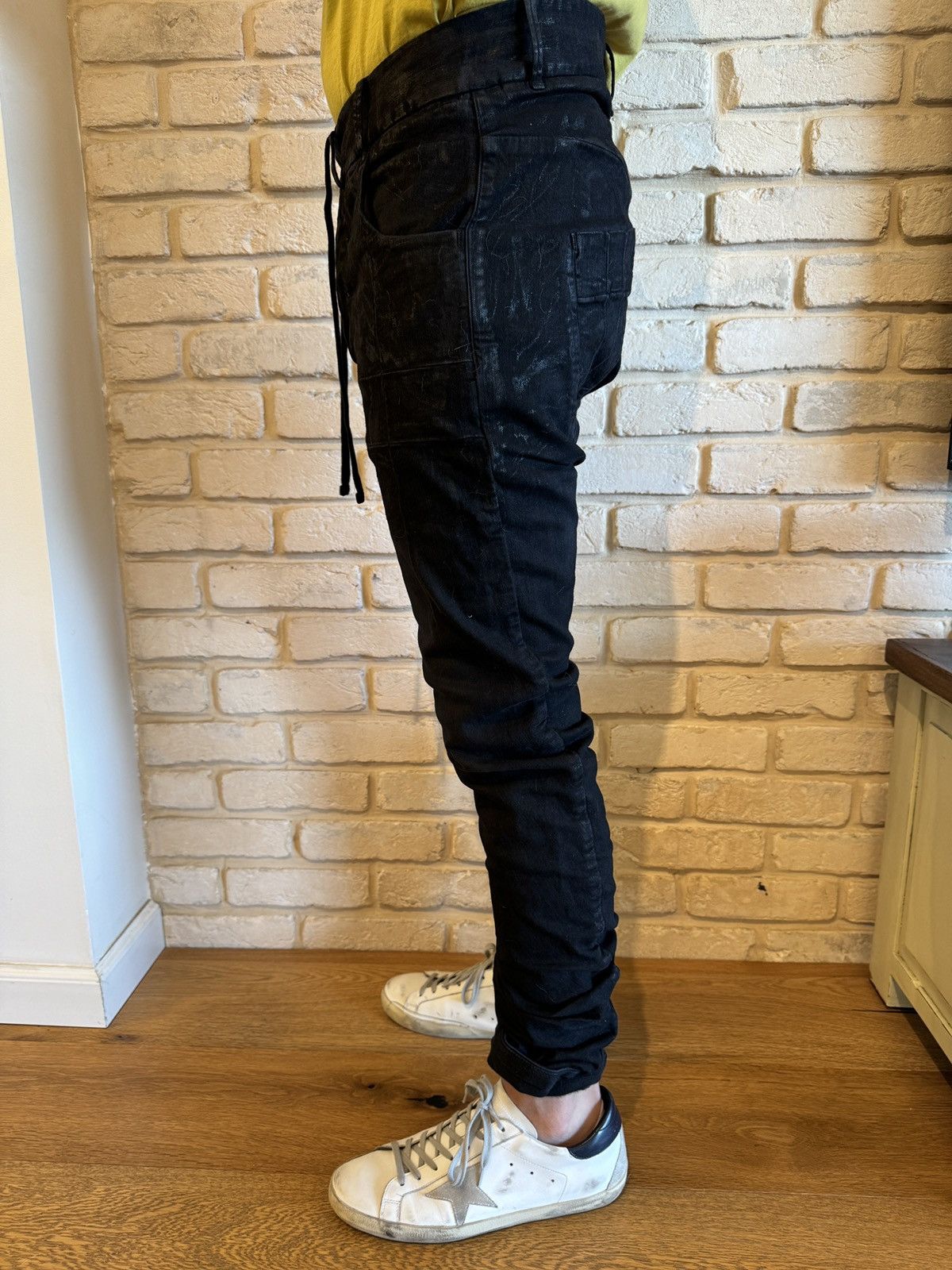 Boris Bidjan Saberi Slim-Cut Denim Jeans Size US 34 / EU 50 - 3 Thumbnail