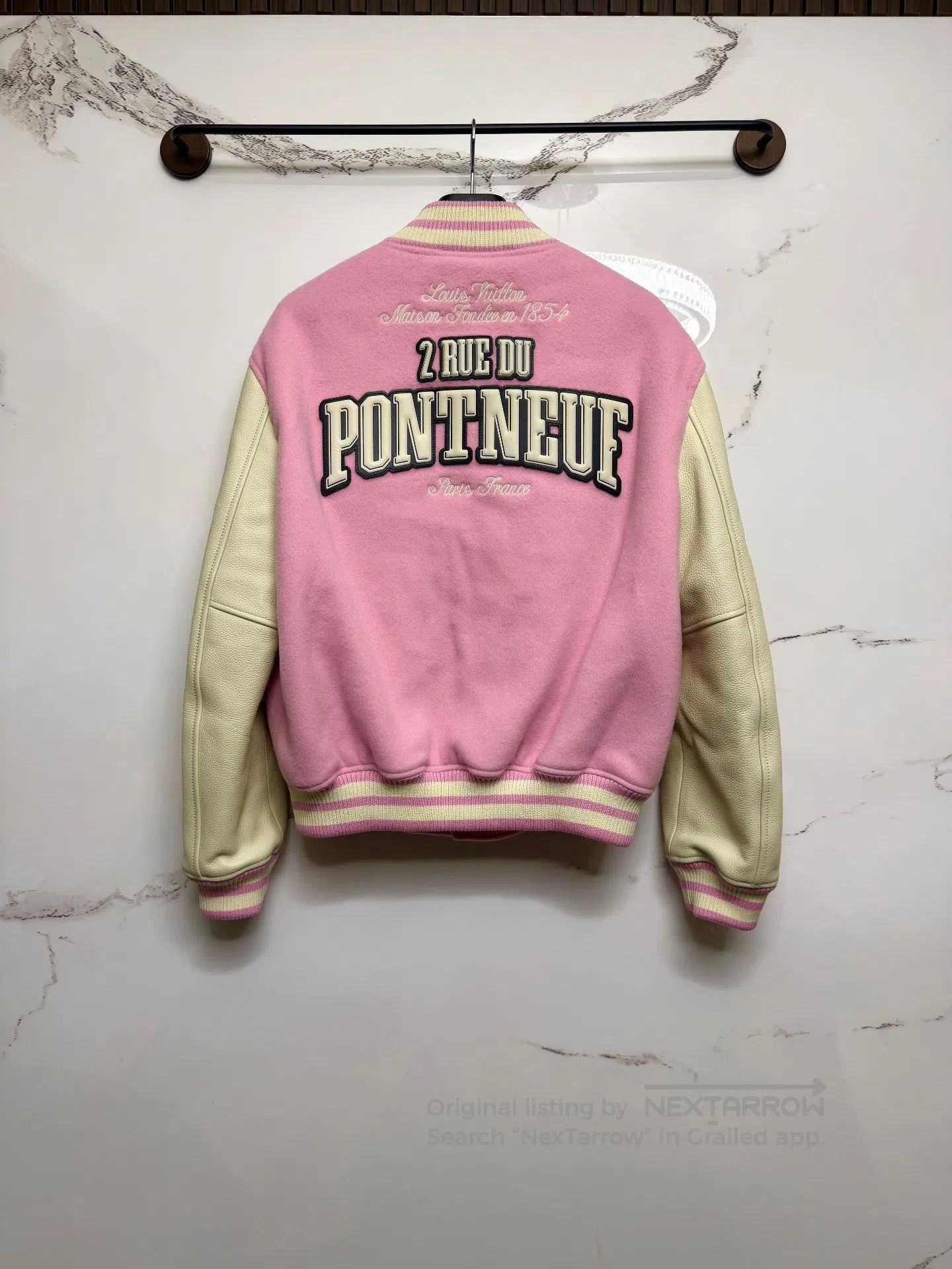 Louis Vuitton Louis Vuitton Signature White and Pink Leather Embroidery Size US S / EU 44-46 / 1 - 1 Thumbnail