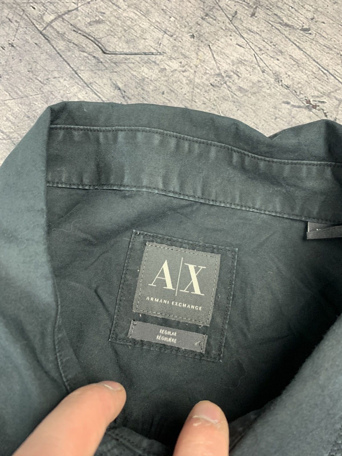 Armani Exchange Designer Armani Exchange Pocket Shirt Long Sleeve Luxury Top Size US XL / EU 56 / 4 - 6 Thumbnail