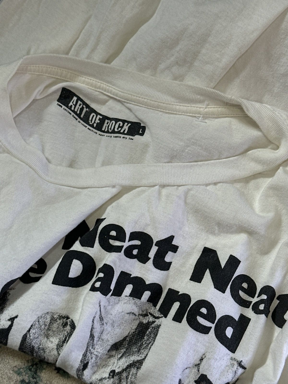 Band Tees The Damned Neat Neat Punk Band Tee (Art of Rock) Size US L / EU 52-54 / 3 - 8 Thumbnail