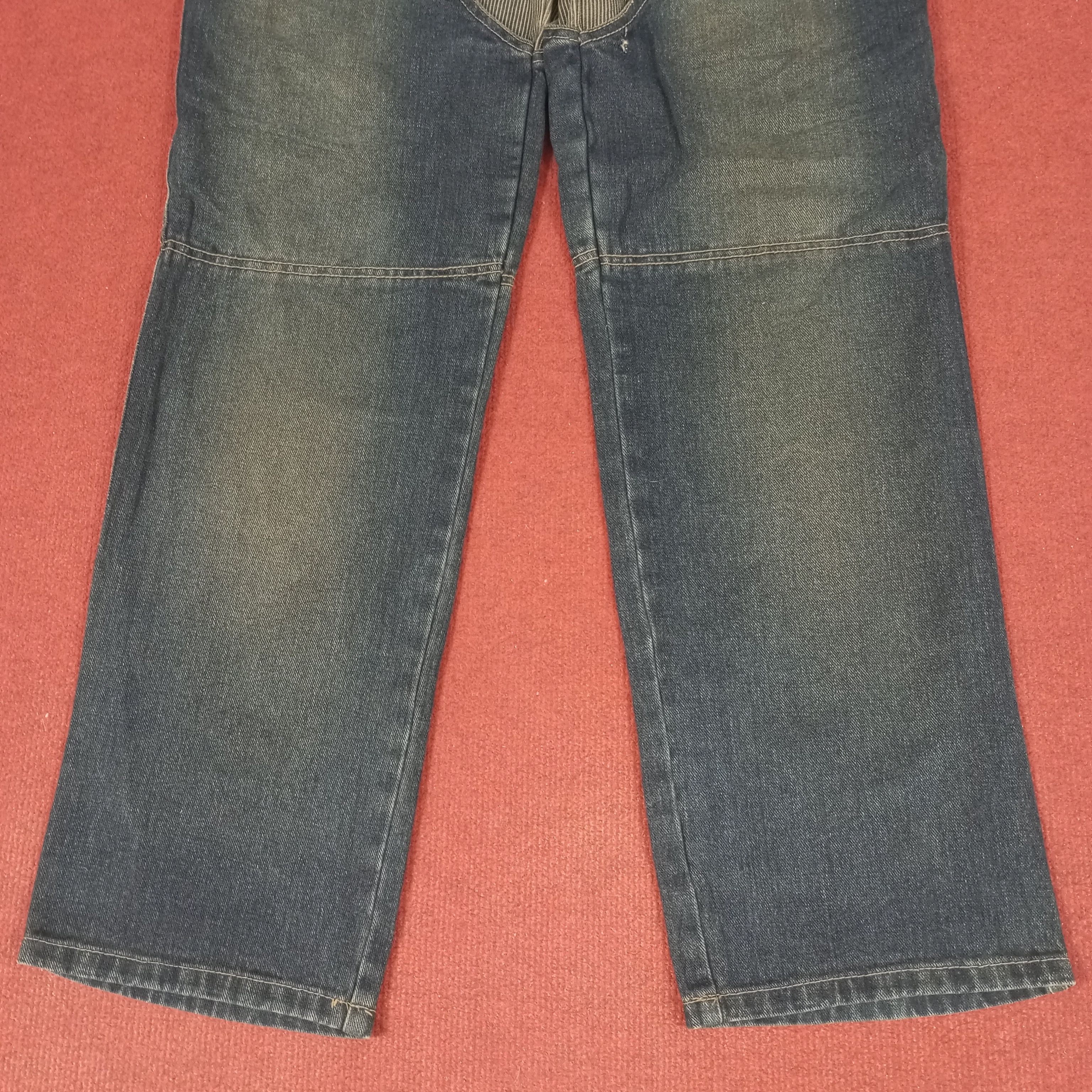 Vintage Win Jen Fashion Style Double Waist Design Streetwear Jeans Size US 31 - 3 Thumbnail