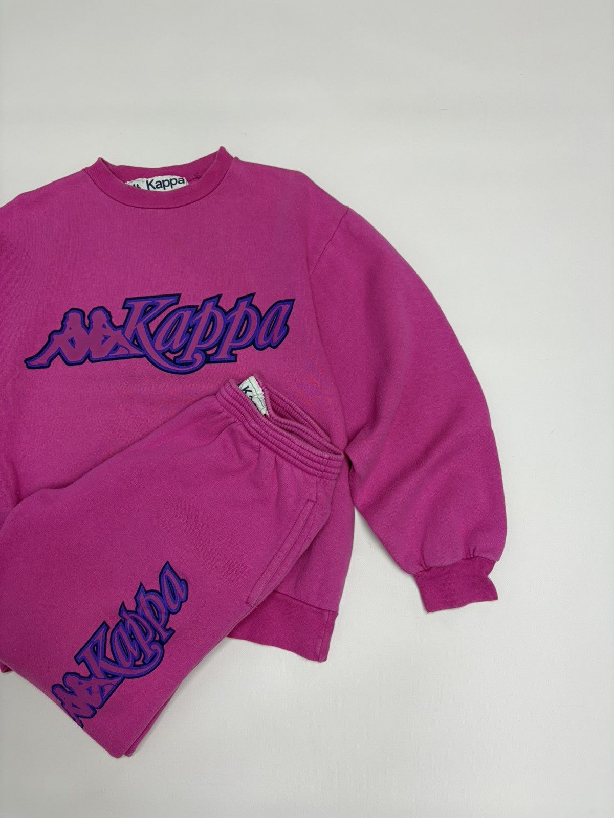 Kappa Vintage Kappa Pink Suit Jacket Pants Set Y2K Drill 90s Size US M / EU 48-50 / 2 - 3 Thumbnail