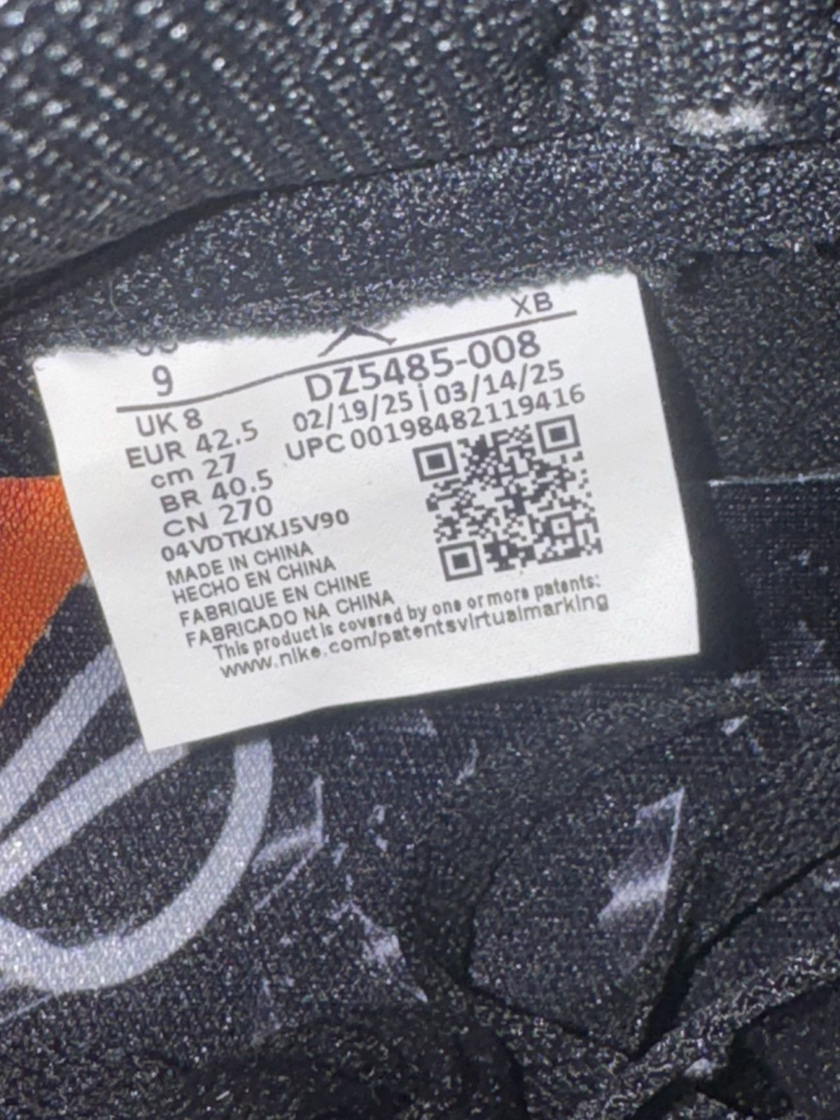 Jordan Brand Jordan 1 OG shattered backboard 2025 Size US 9 / EU 42 - 10 Thumbnail