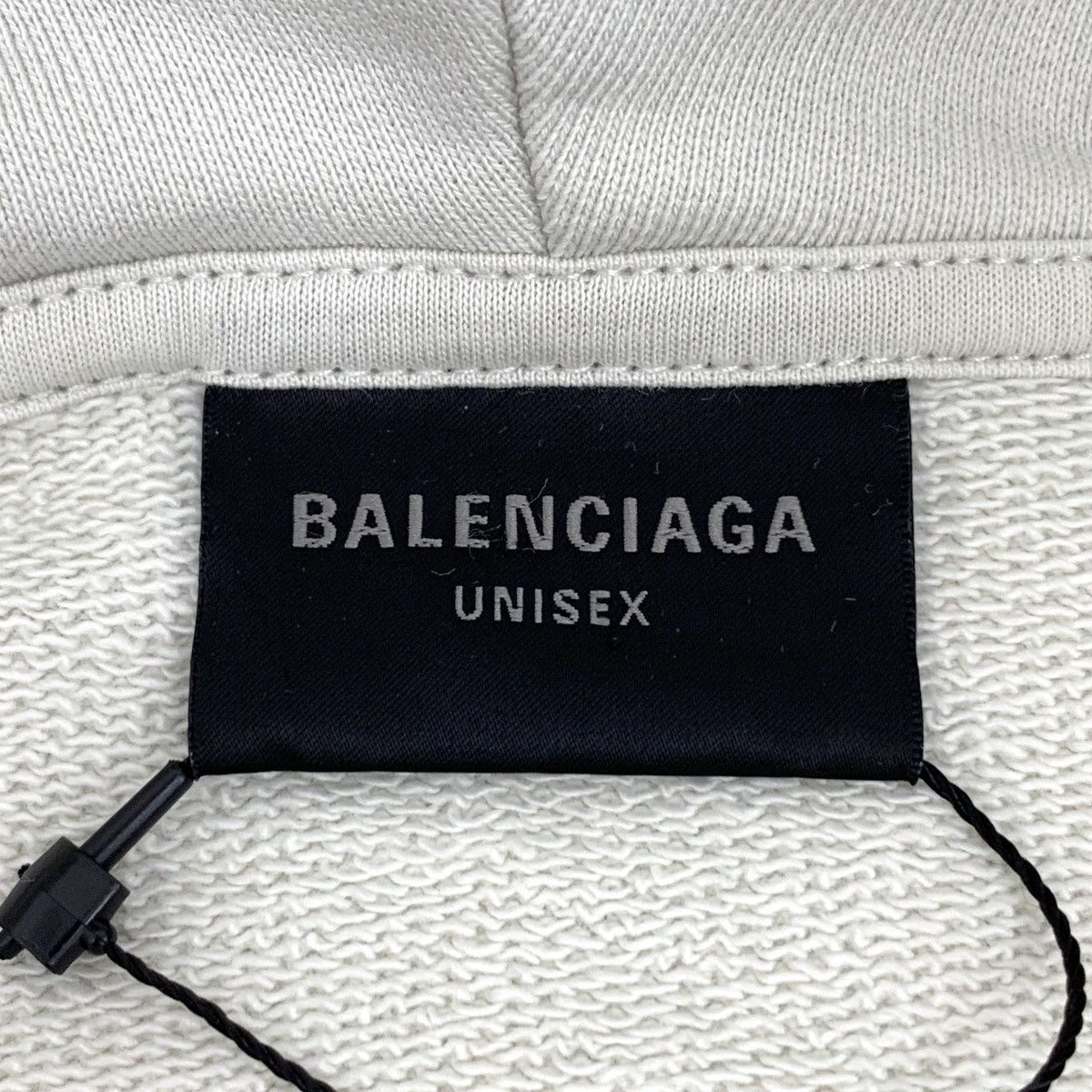 Balenciaga Balenciaga 22 Style Cream White Logo Hooded Sweatshirt K26WX Size US L / EU 52-54 / 3 - 5 Thumbnail