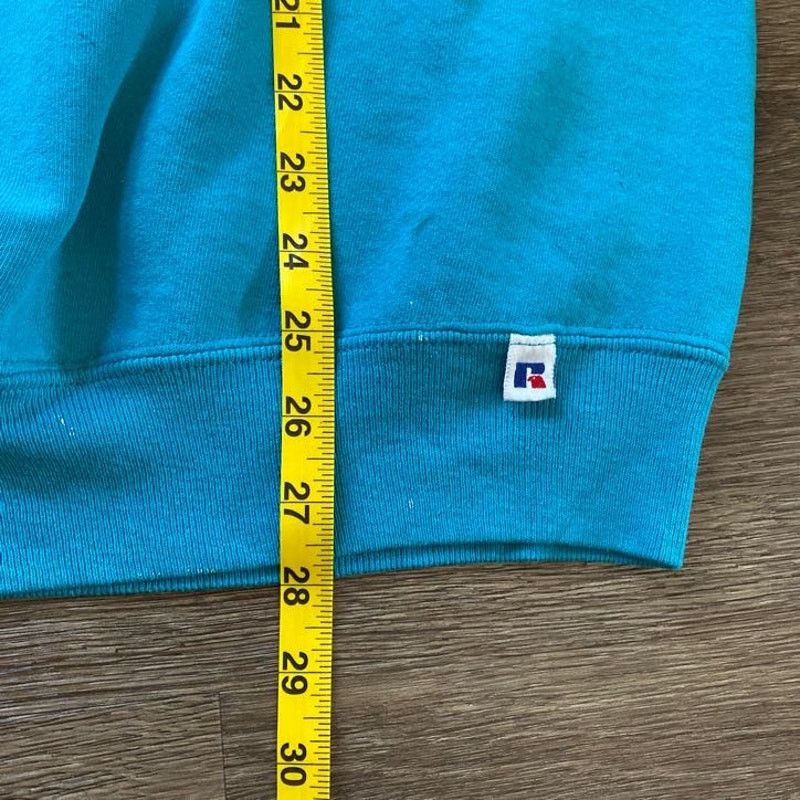 Russell Athletic Turquoise Russell Athletic Vintage Crew Neck Size US XL / EU 56 / 4 - 5 Thumbnail