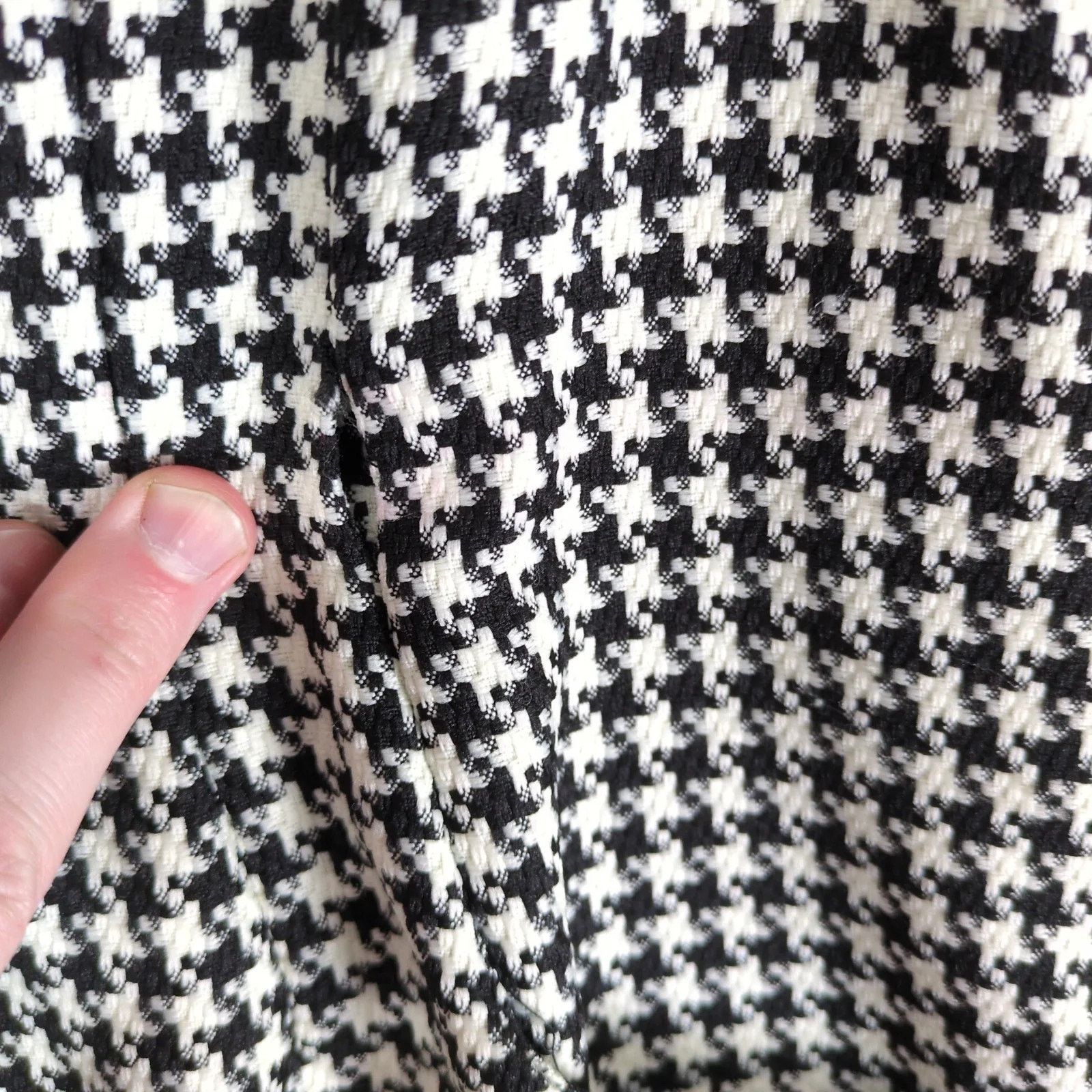 Other Shelby & Palmer Black White Houndstooth Shift Dress Sz 14 Size XL / US 12-14 / IT 48-50 - 4 Thumbnail