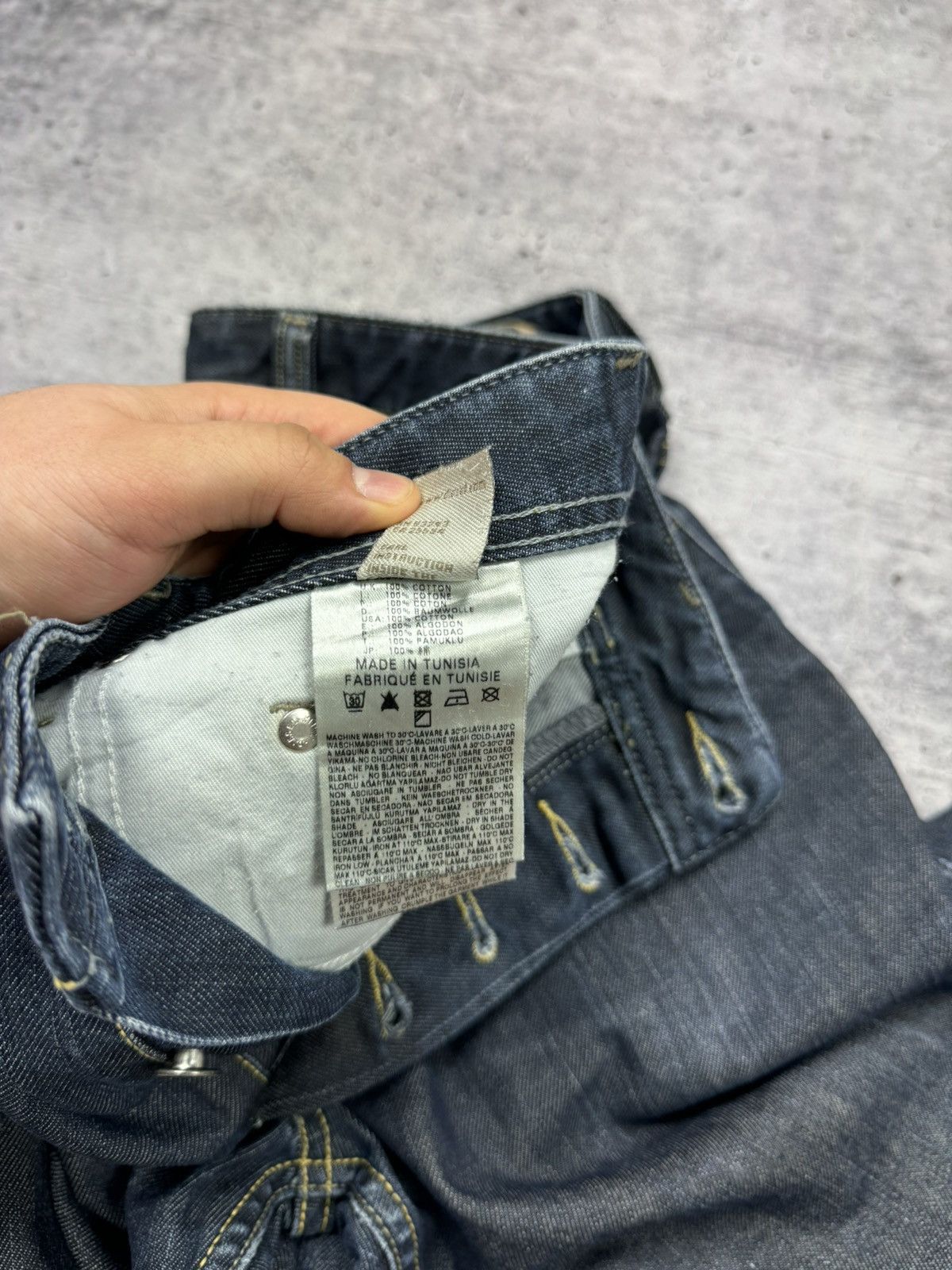 Diesel Vintage Diesel 90’s Y2K Style Classic Dark Blue Jeans Pants Size US 31 - 14 Thumbnail