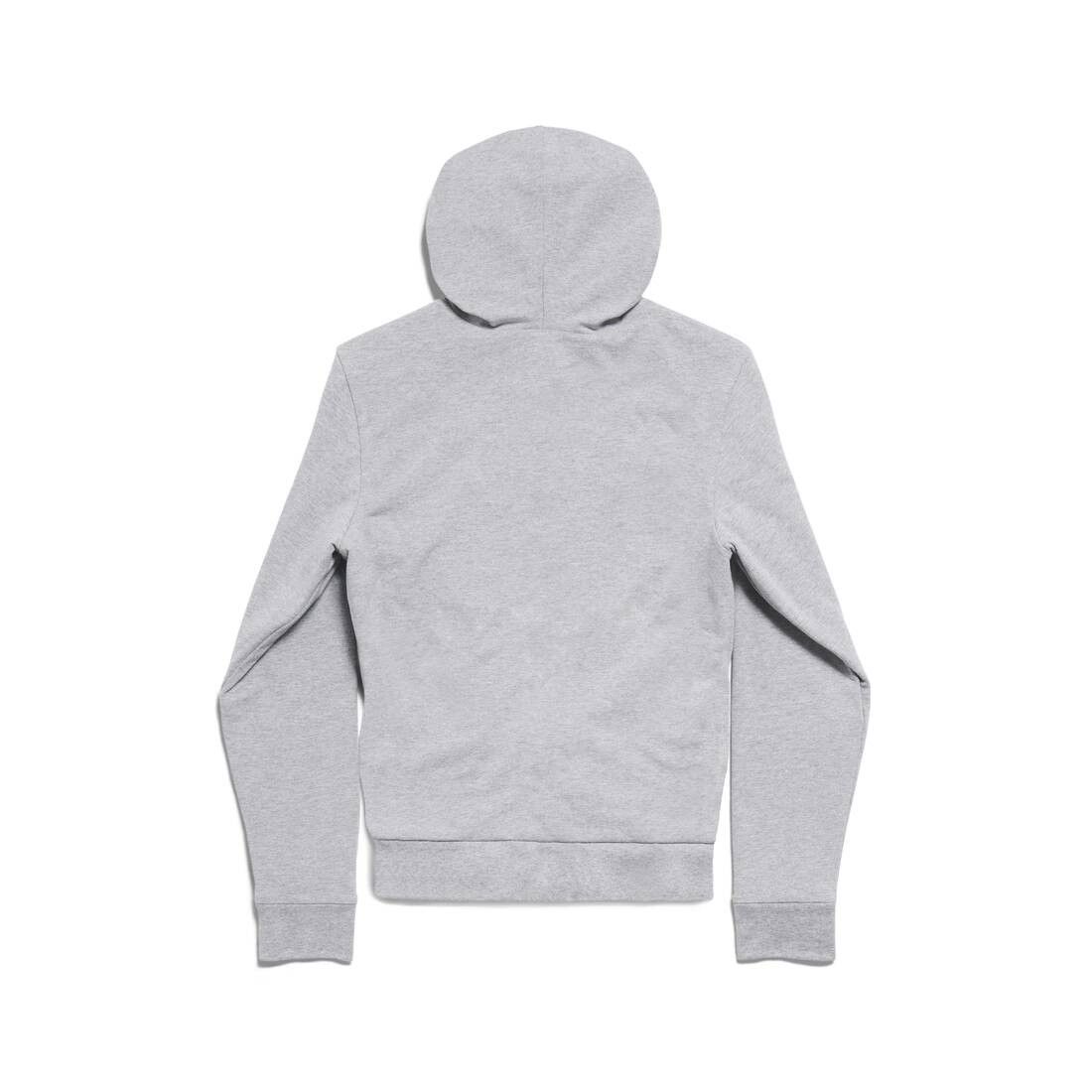 Balenciaga o1tr1nto0825 Dup / Zip-Up Hoodie Slim Fit in Grey Size S / US 4 / IT 40 - 6 Thumbnail