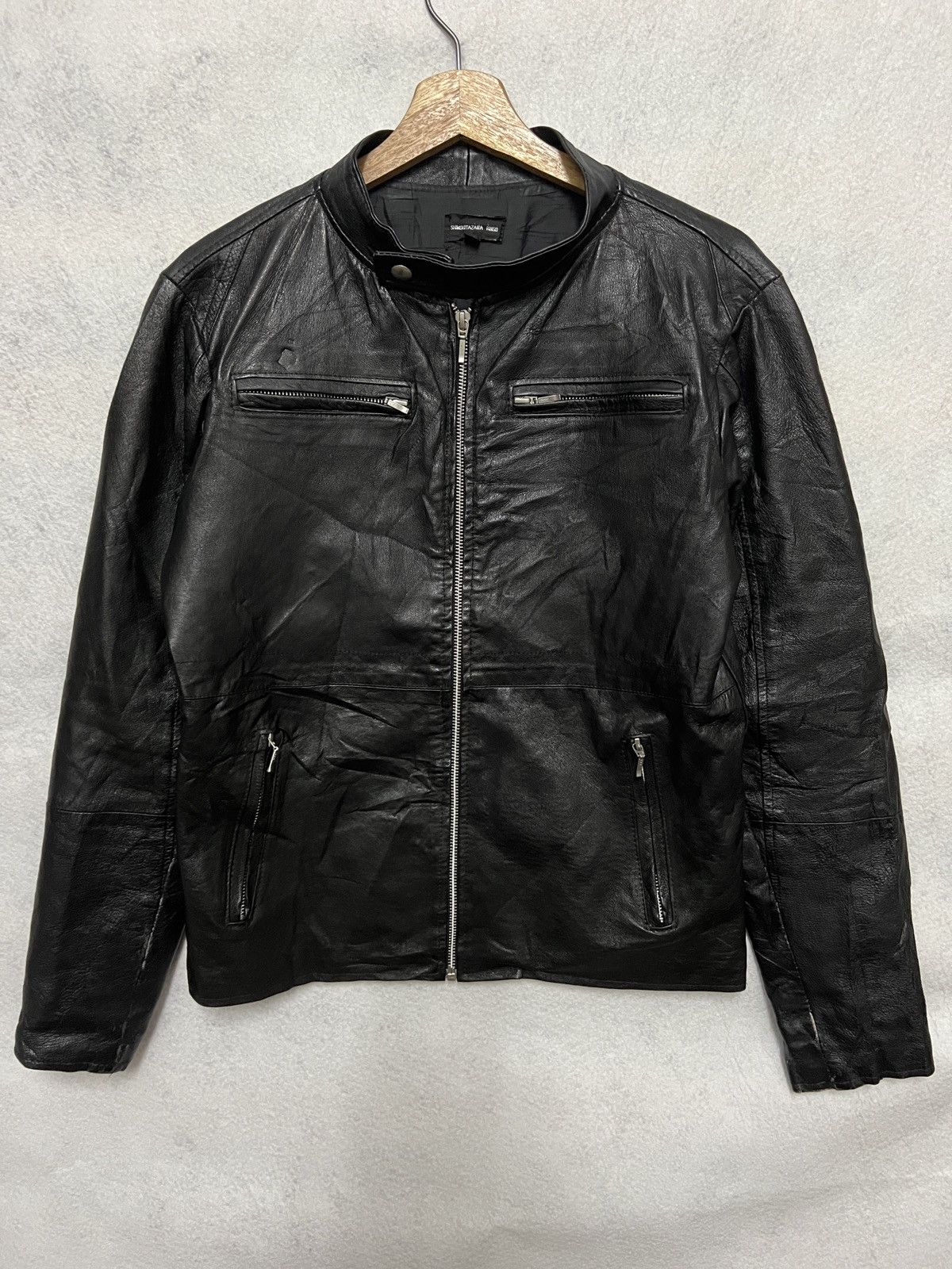 ジャケット・アウター SHIMOKITAZAWA RINGO leather jacket opium 14th Addiction × Japanese Brand × KMRii Shimokitazawa Ringo