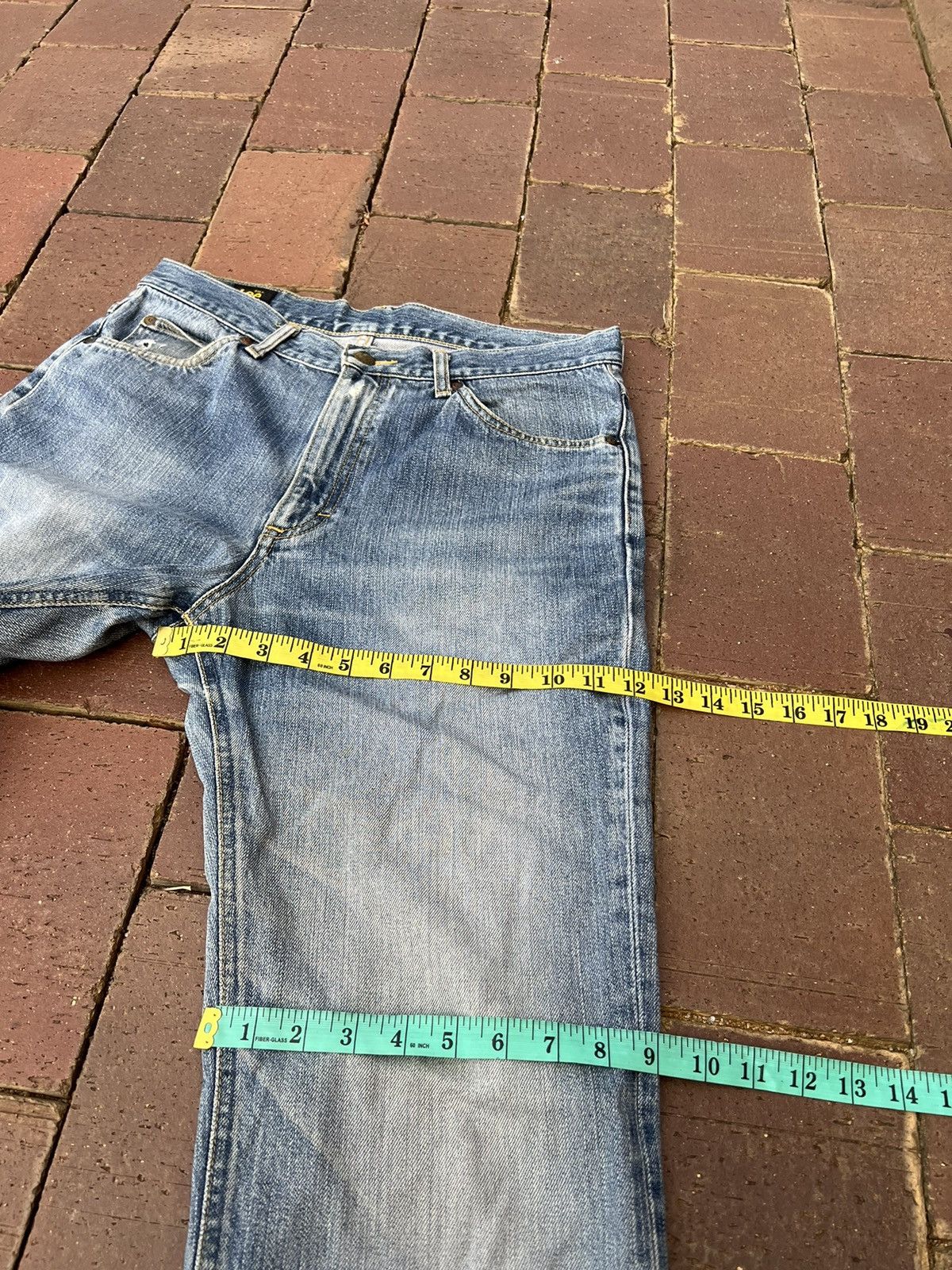 Japanese Brand × Lee VTG LEE RIDERS DISTRESSED JEANS VERY RARE Size US 31 - 16 Thumbnail