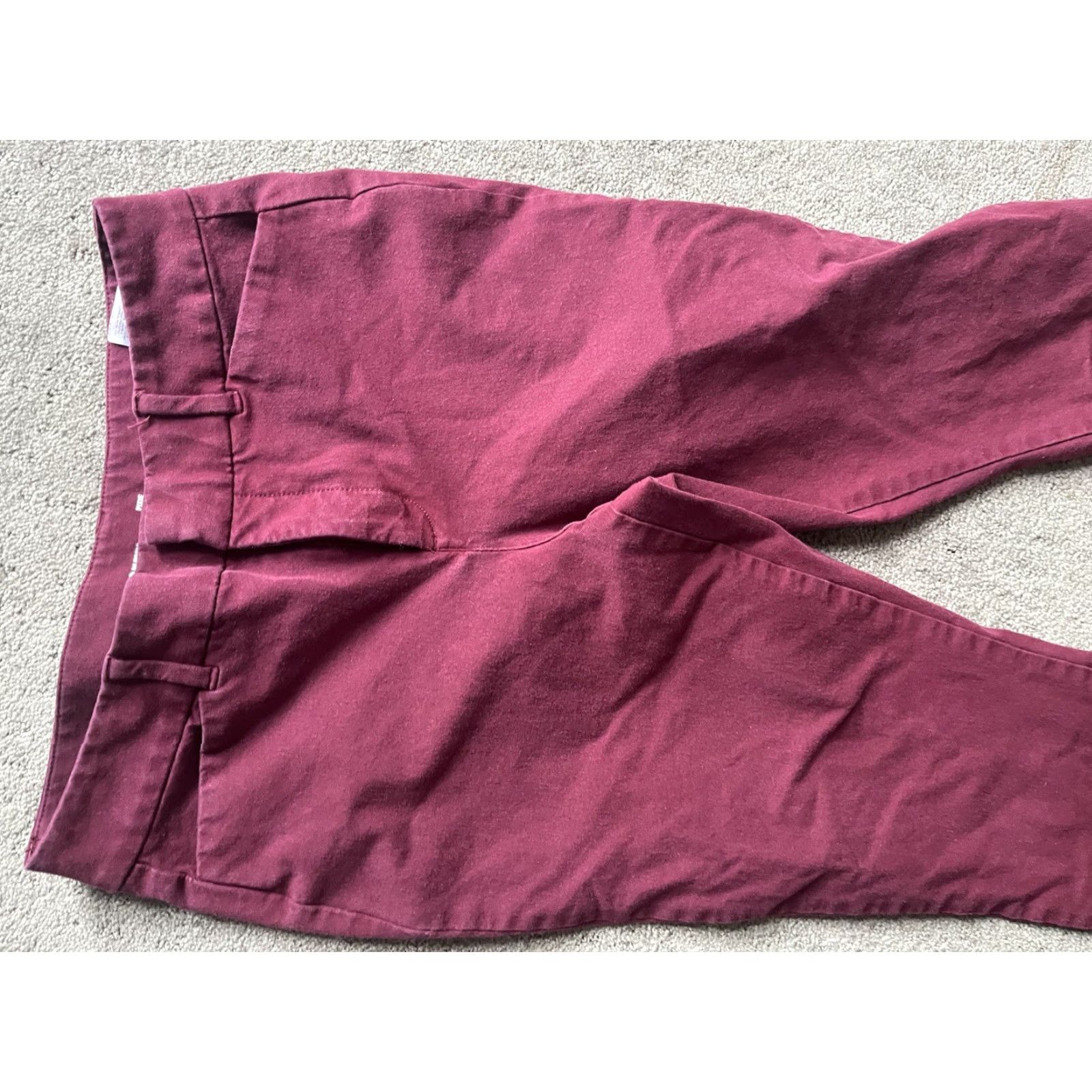 Old Navy Old Navy Pixie Pants Women Size 6 Maroon High Rise Slim Secret Pocket Pant Dress? Size 28" / US 6 / IT 42 - 4 Thumbnail
