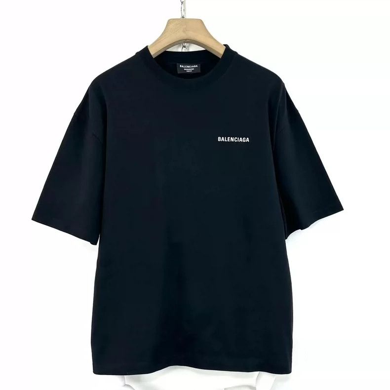 Balenciaga Balenciaga Men's Black Printed Logo T-shirt Size XS Size US XS / EU 42 / 0 - 1 Thumbnail