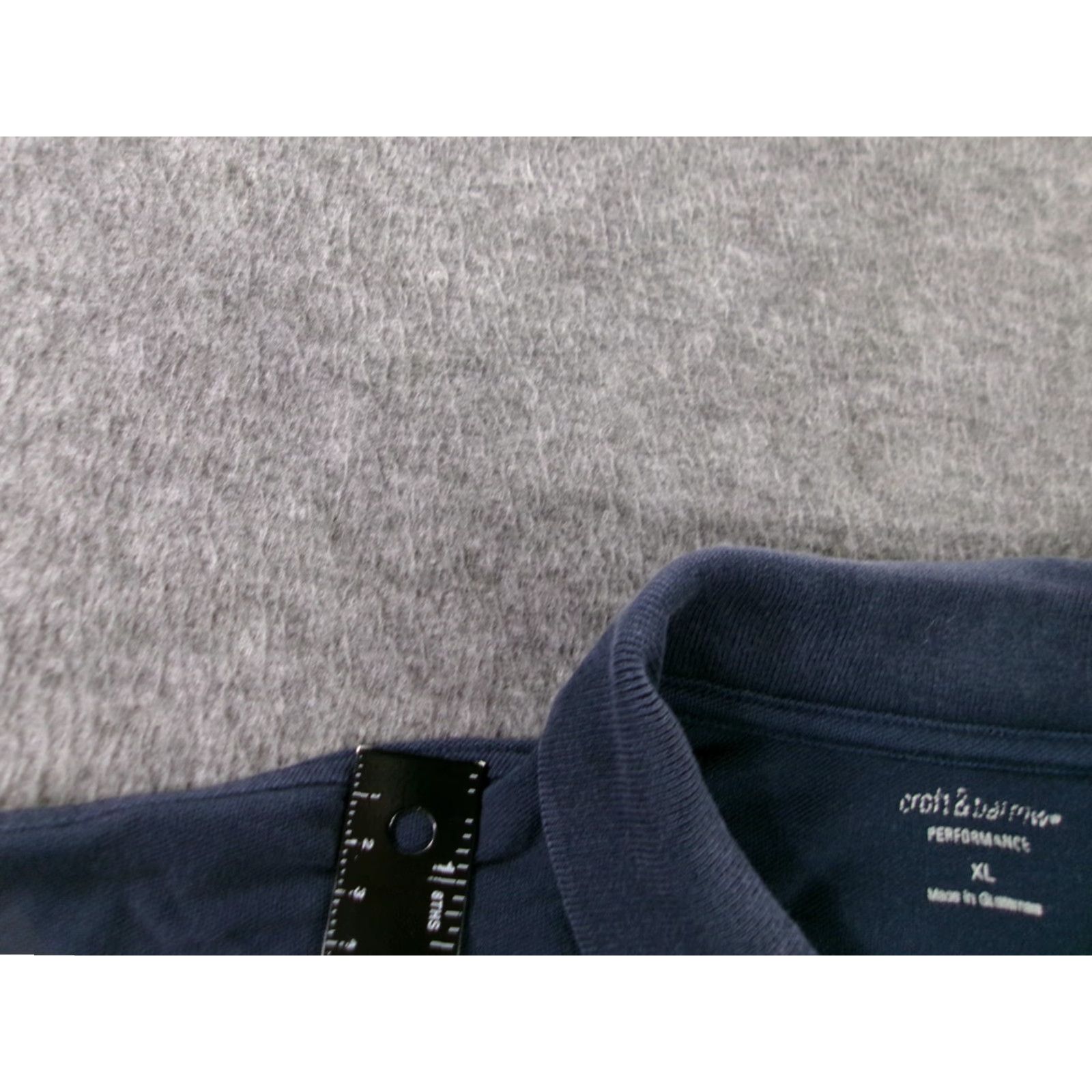 Croft & Barrow CROFT & BARROW Polo Shirt Men XL Blue Solid Performance Casual Preppy Classic Size US XL / EU 56 / 4 - 4 Thumbnail