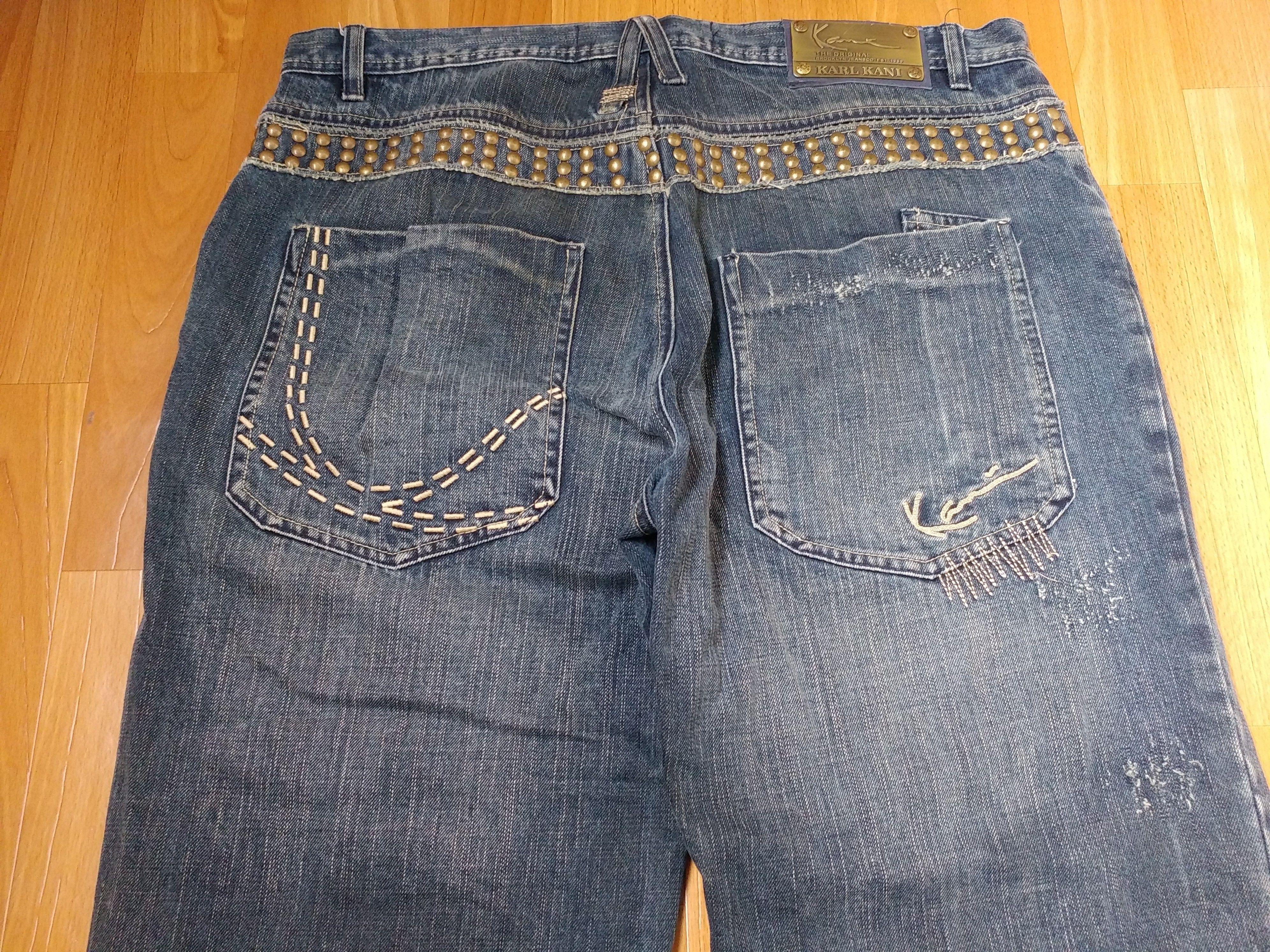 Karl Kani KARL KANI jeans, baggy, vintage Kani jeans, 90s hip hop W 36 Size US 36 / EU 52 - 8 Thumbnail