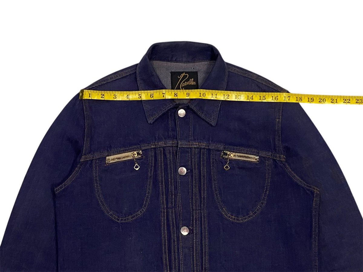 Needles 🪡Needles Selvedge Zip Chest Pocket Denim Jacket Size US S / EU 44-46 / 1 - 21 Thumbnail