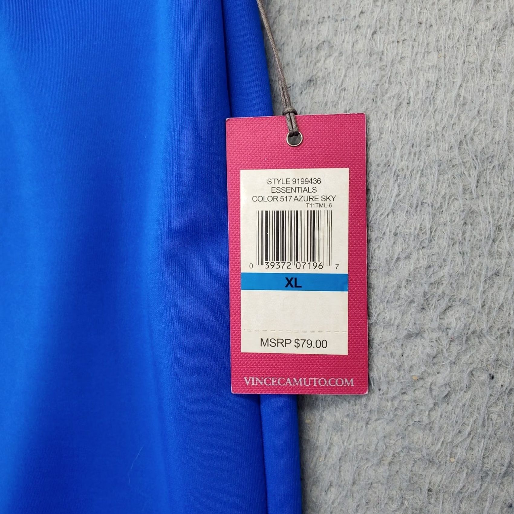 Vince Camuto Vince Camuto Womens XL Blue Stretch Pencil Skirt Back Zip Size XL Skirt"} Size 40" / US 18 - 5 Thumbnail
