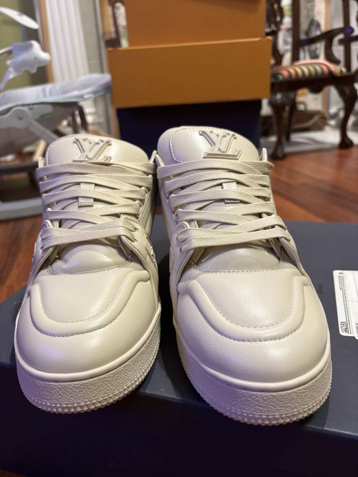 Louis Vuitton Louis vuitton trianer sneaker white. Size US 7.5 / EU 40-41 - 3 Thumbnail