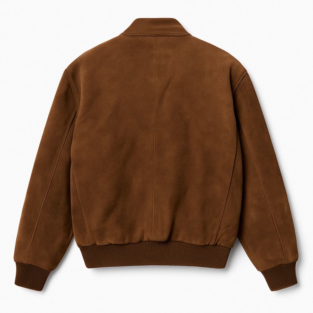 Japanese Brand Vintage 80s Eroica Tokyo Osaka Brown Suede Leather Bomber Size US M / EU 48-50 / 2 - 2 Thumbnail