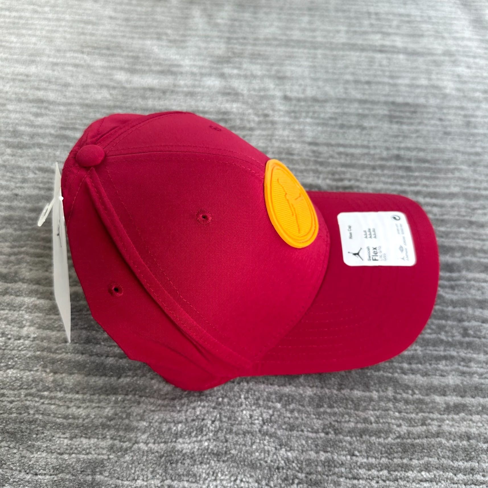 Jordan Brand Jordan Rise Structured Jumpman Active Cap Hat Adult Unisex L/XL Red FD5187-619 Lightweight Breathable Size ONE SIZE - 3 Thumbnail