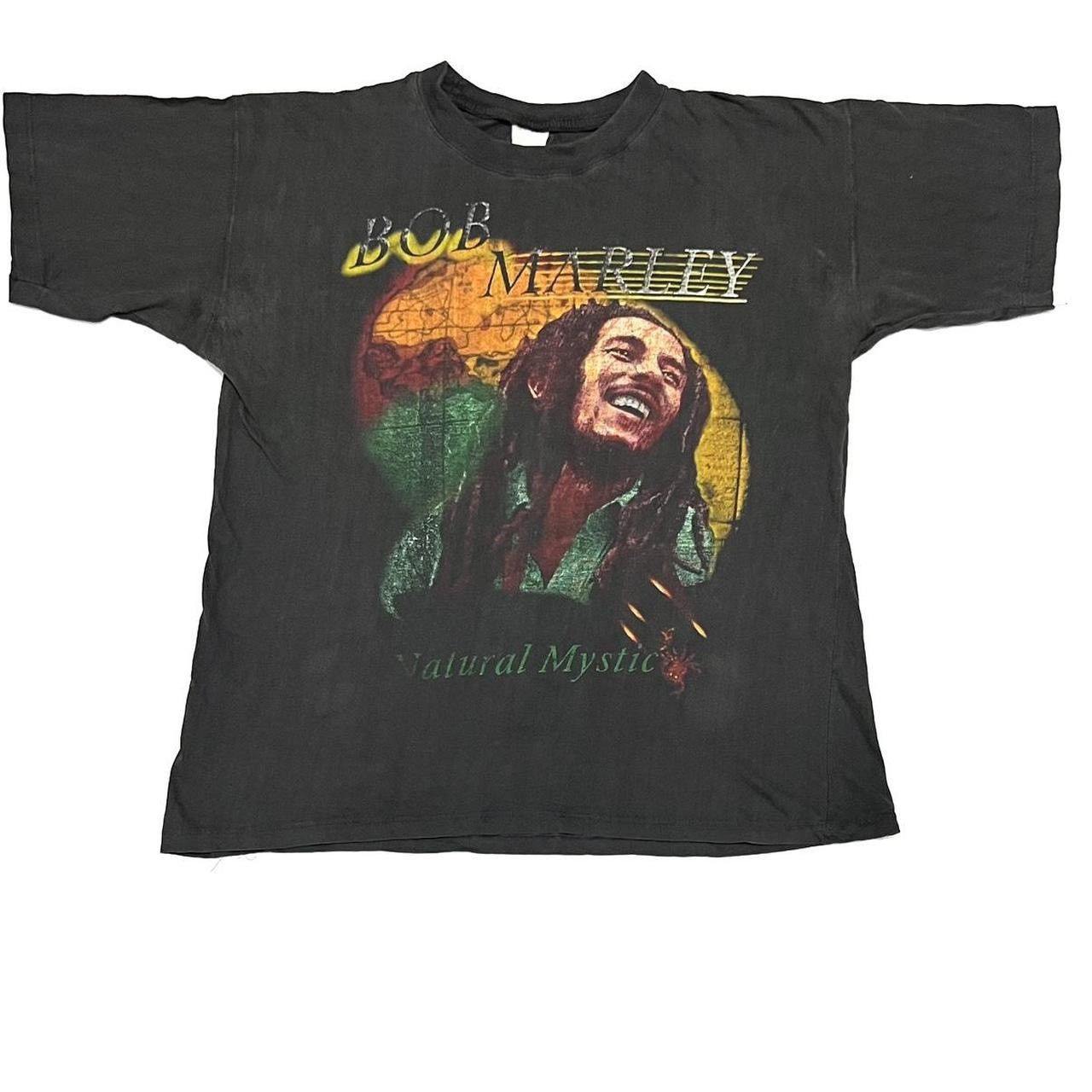 Bob Marley Vintage T-shirt Bob Marley Natural Mystic 90s Size US XL / EU 56 / 4 - 3 Thumbnail