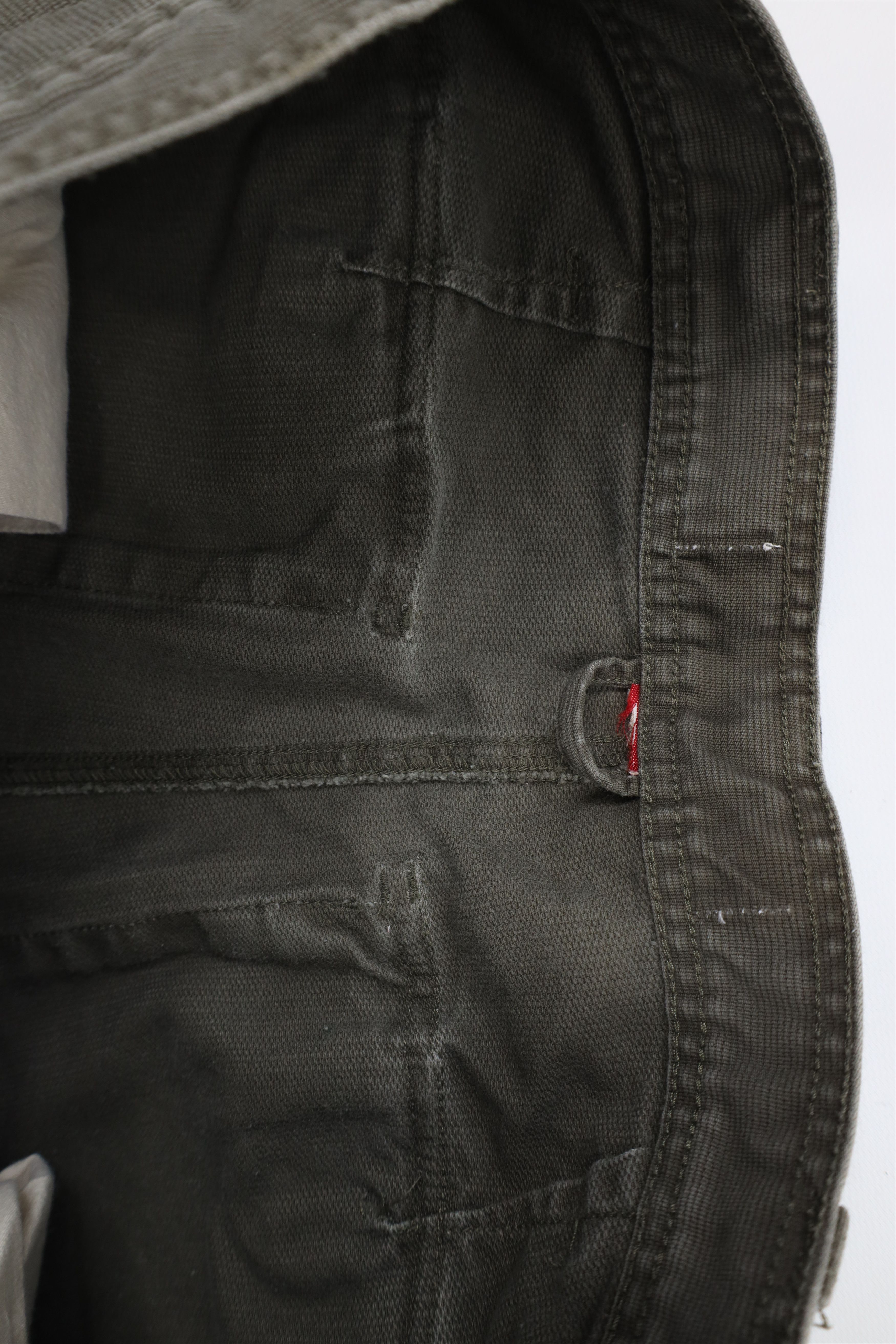Vintage Vintage 90s Y2K Streetwear Whipcord Wide Leg Cargo Pants Size US 30 / EU 46 - 7 Thumbnail