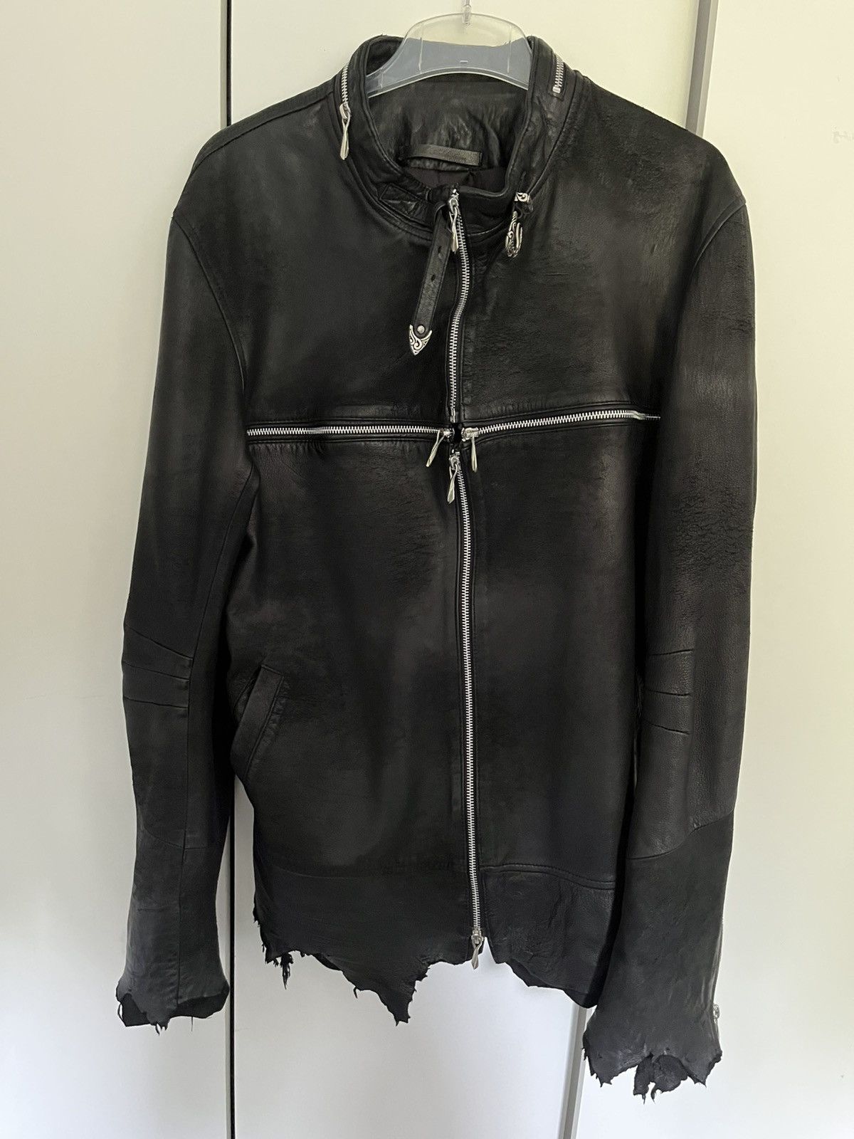 14th Addiction 14th ADDICTION CROSS ZIP WITH FUR | Grailed
