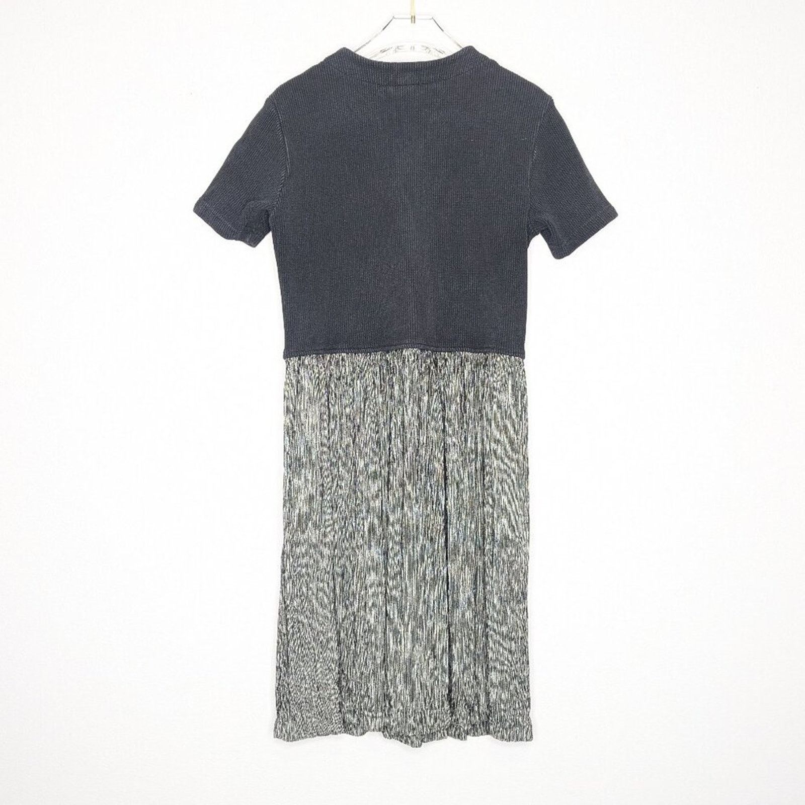 Vintage Vintage 90's Barbara Lesser Black Short Sleeve Boho Dress Size M / US 6-8 / IT 42-44 - 2 Thumbnail