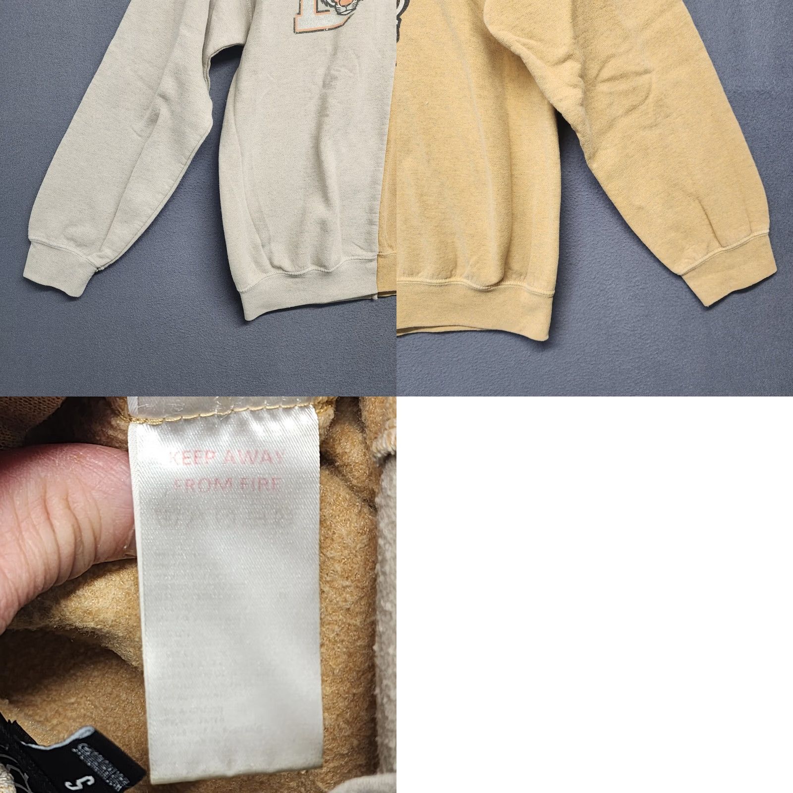 Bdg BDG Urban Outfitters Duo Crewneck League Sweatshirt Small Spliced Alligators Womens Pullover Crew Neck Long Sleeve Yellow - Size S / US 4 / IT 40 - 8 Thumbnail
