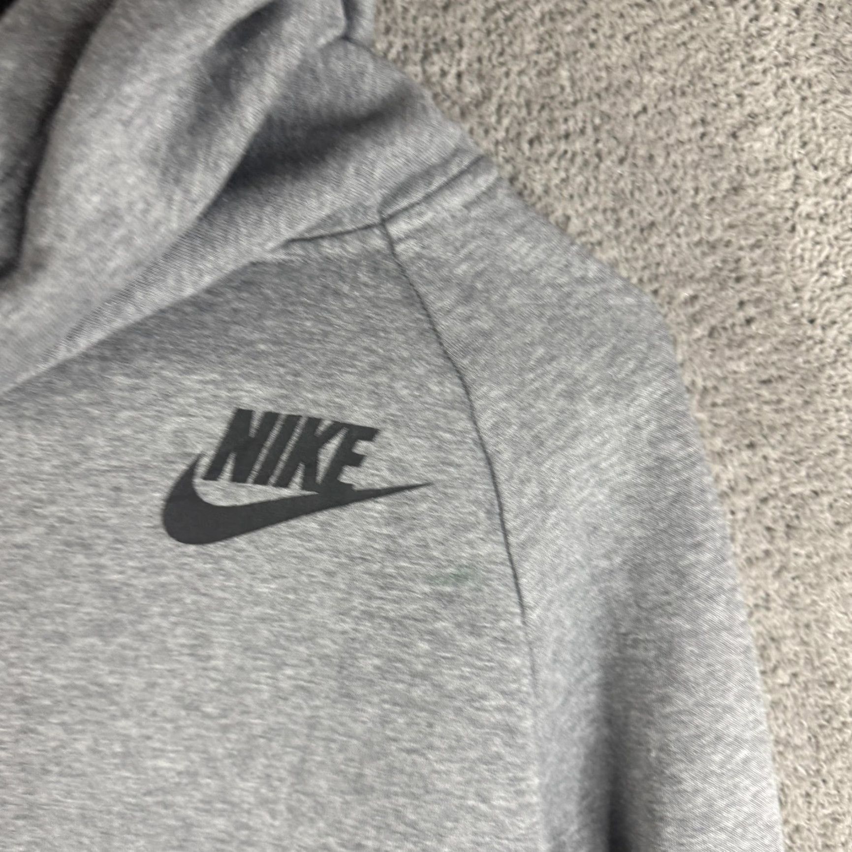 Nike Nike Hoodie Mens Large Gray Funnel Neck Fleece Pullover Sweatshirt Swoosh Logo Size US L / EU 52-54 / 3 - 4 Thumbnail
