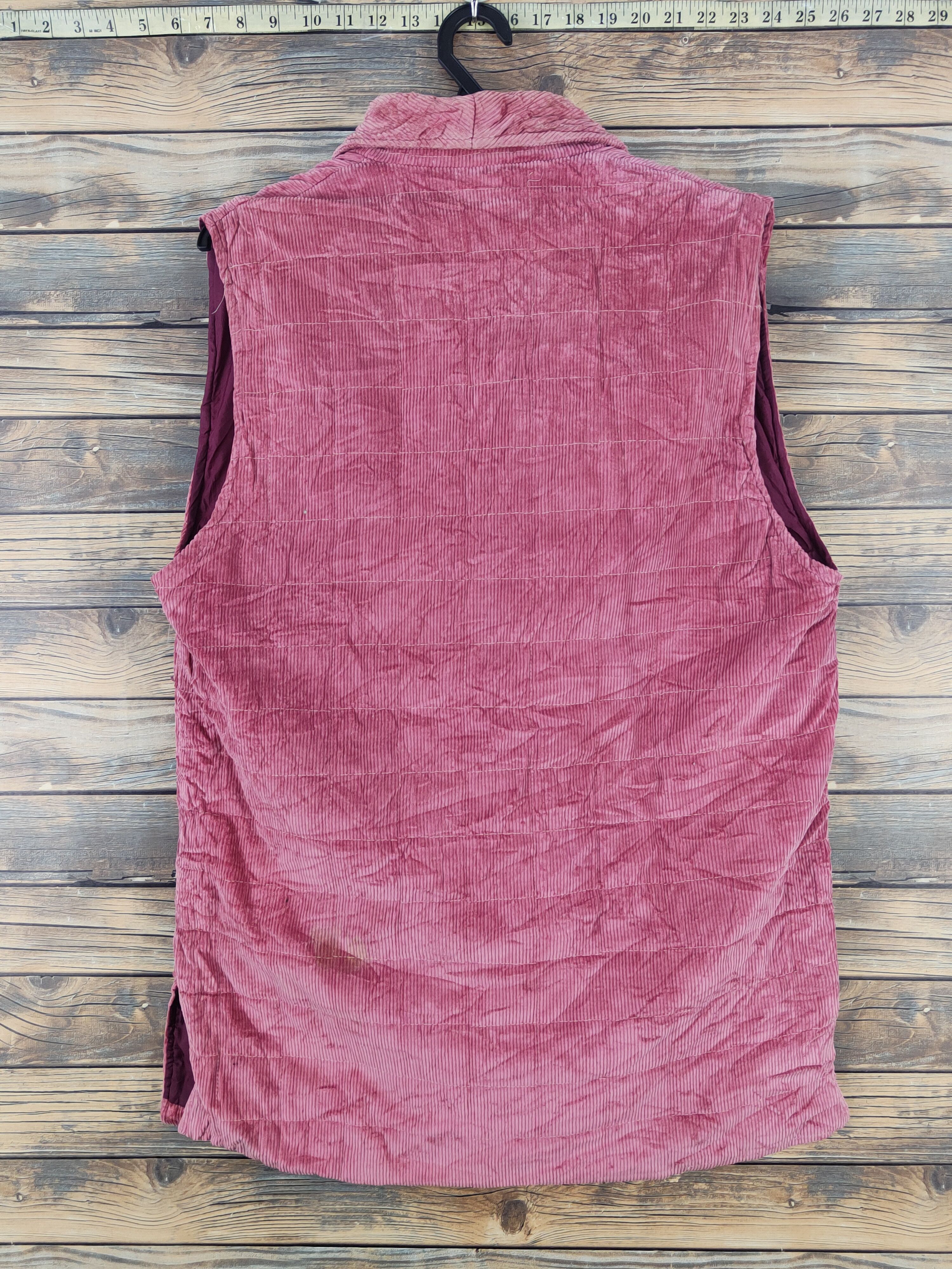 Japanese Brand × Vintage Avant Garde Vintage Japanese Brand Dark Pink Vests Size US L / EU 52-54 / 3 - 8 Thumbnail