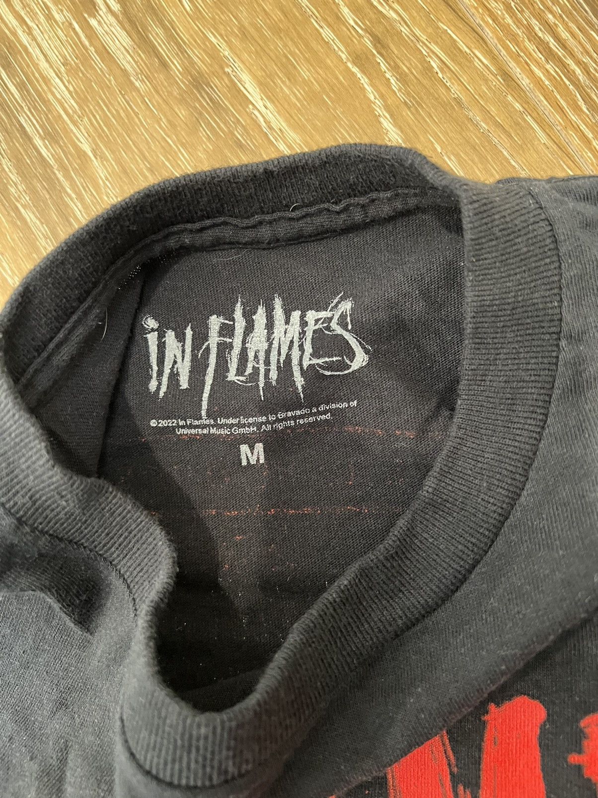 Band Tees In flames 2022 tour tee Size US M / EU 48-50 / 2 - 3 Thumbnail
