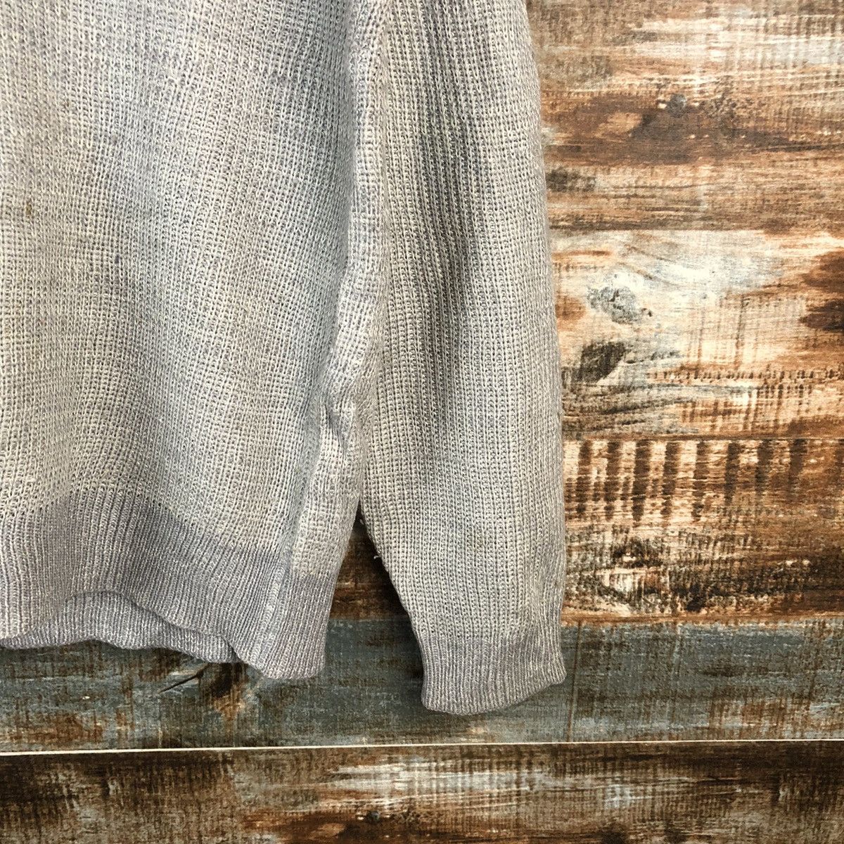 Vintage Japanese Brand Grey plain vintage Knitwear #A1838 Size M / US 6-8 / IT 42-44 - 8 Thumbnail