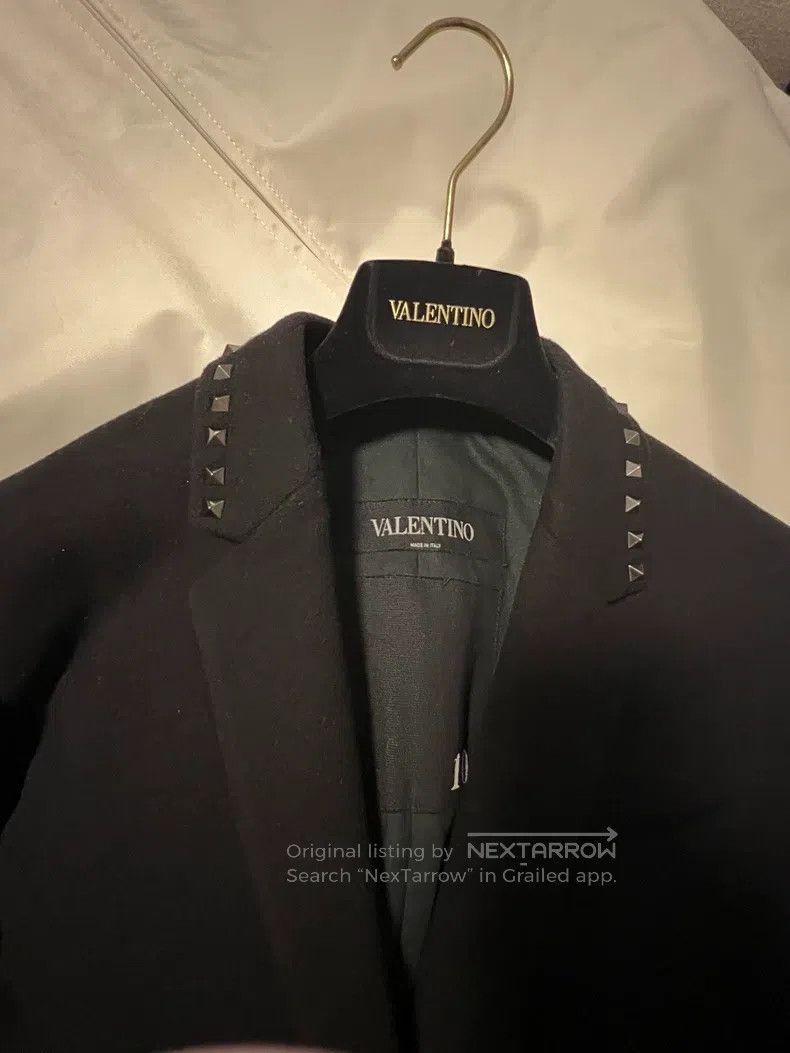 Valentino Valentino Willow nail collar wool coat Size S / US 4 / IT 40 - 2 Thumbnail