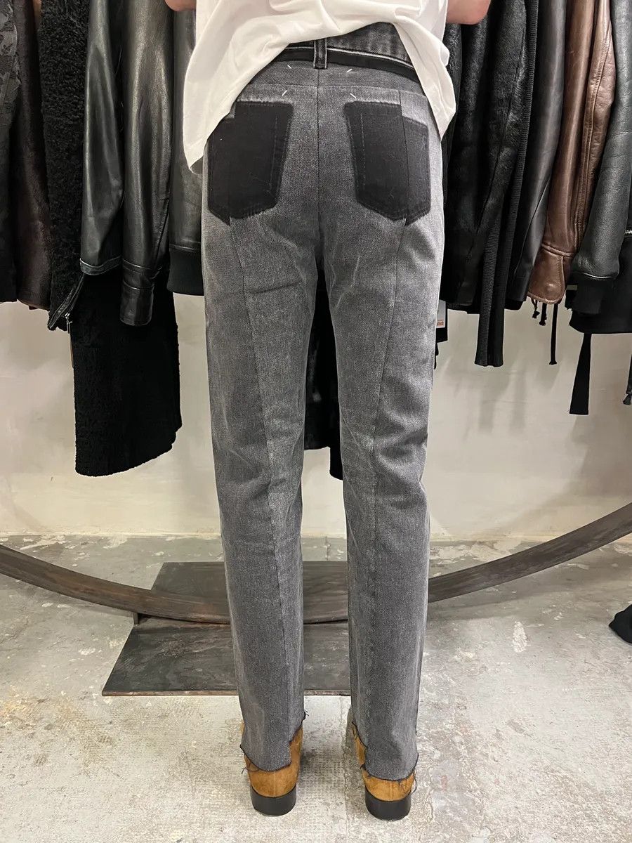 Maison Margiela × Vintage SS2021 Maison Margiela Black Destructured Denim Jeans Size US 30 / EU 46 - 6 Thumbnail
