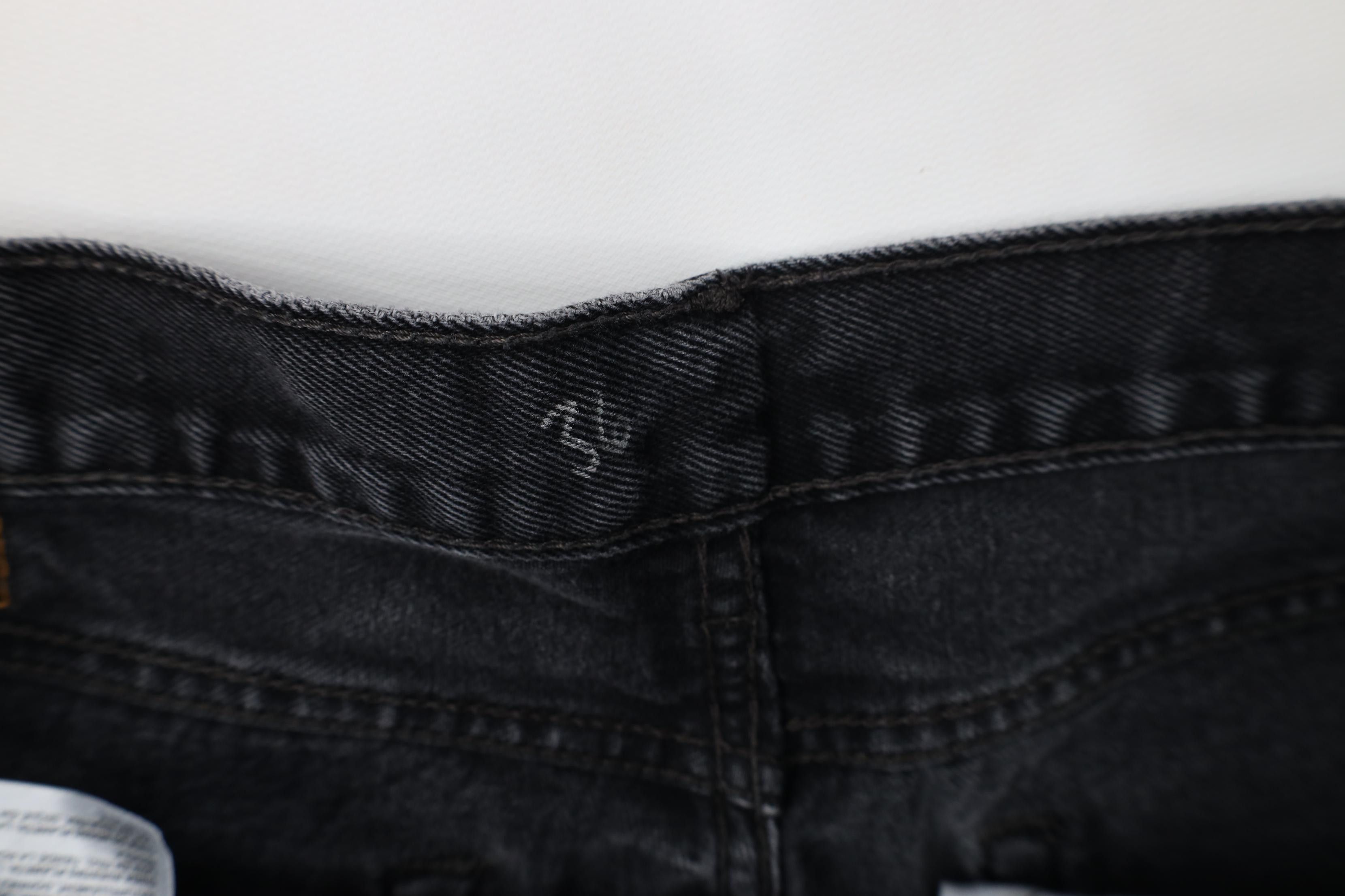 Levi's Vintage Y2K Levis 505 Regular Fit Straight Leg Jeans Black Size US 36 / EU 52 - 8 Thumbnail