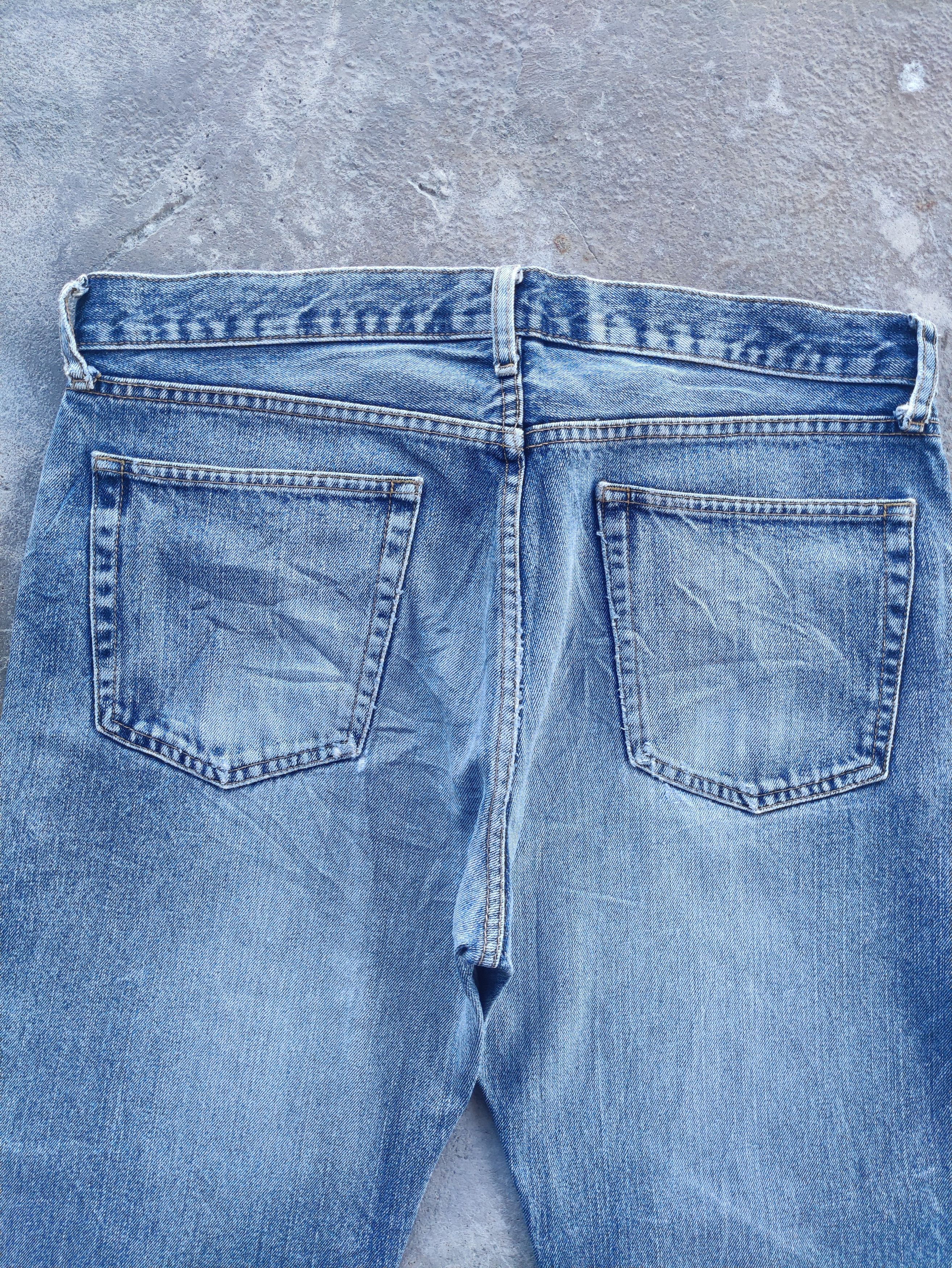 Japanese Brand Vintage Japanese Brand Baggy Denim Distressed Faded Pants Size US 37 - 10 Thumbnail