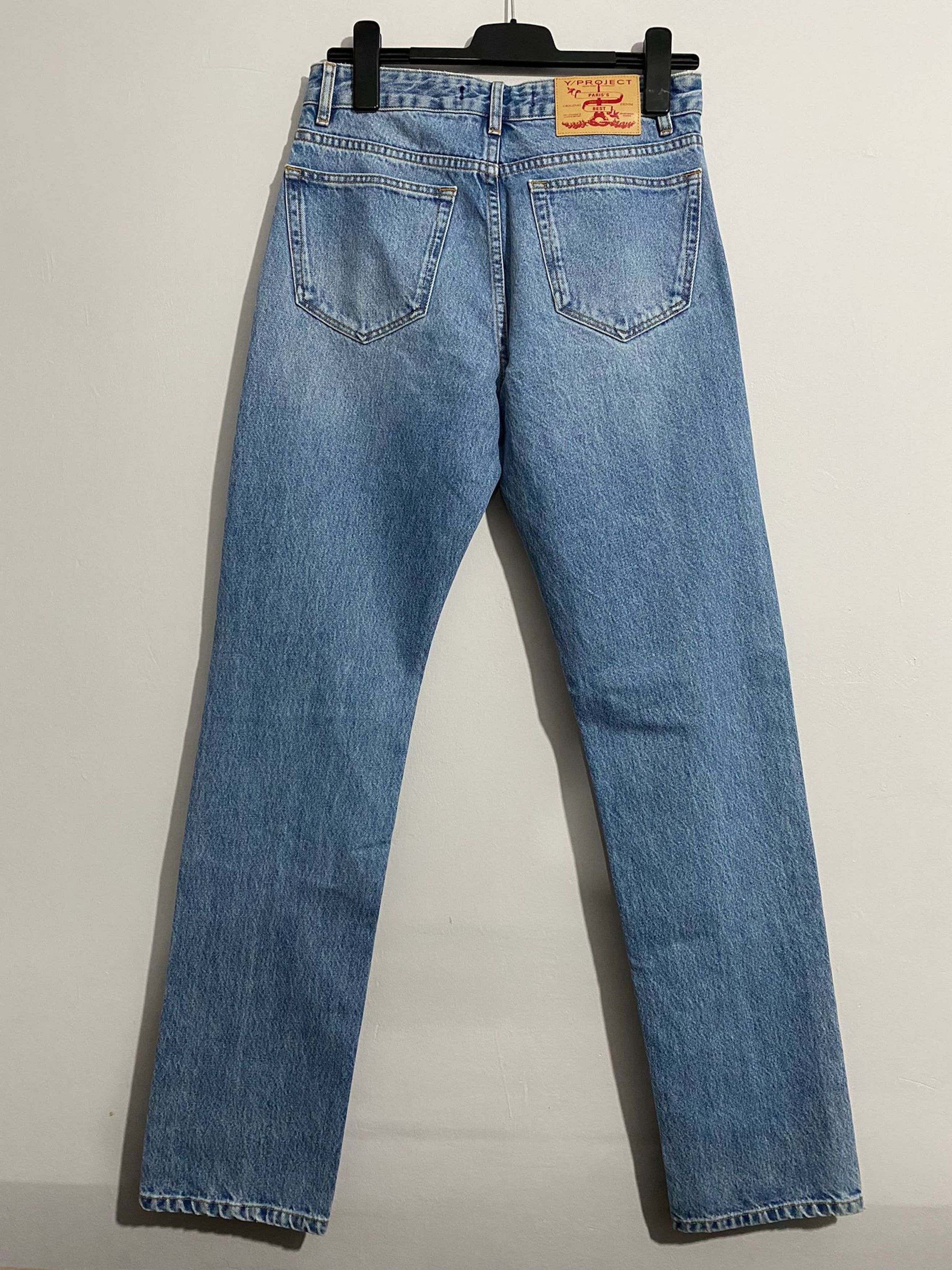 Y/Project Y/project ruffle pocket jeans | Grailed