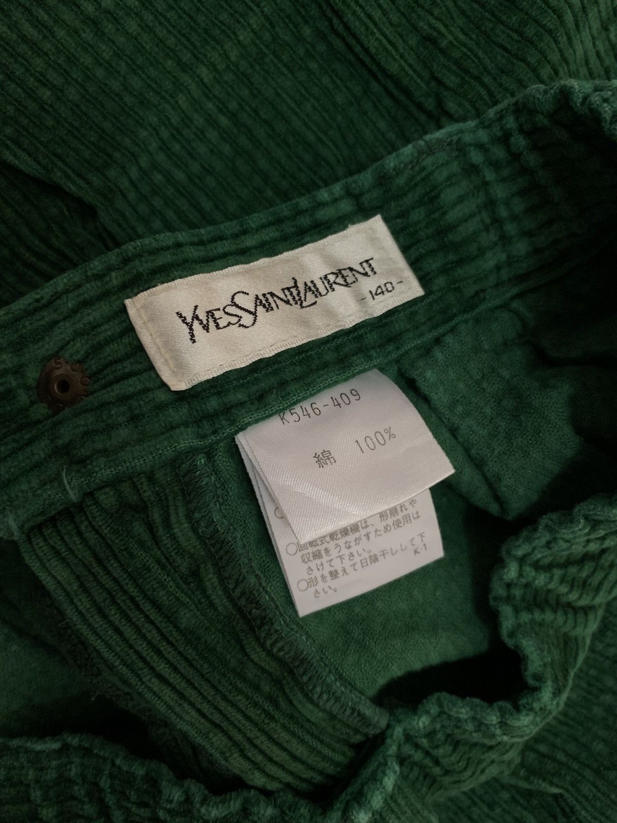 Yves Saint Laurent YSL Yves Saint Laurent Corduroy Pants Size 23" - 6 Thumbnail