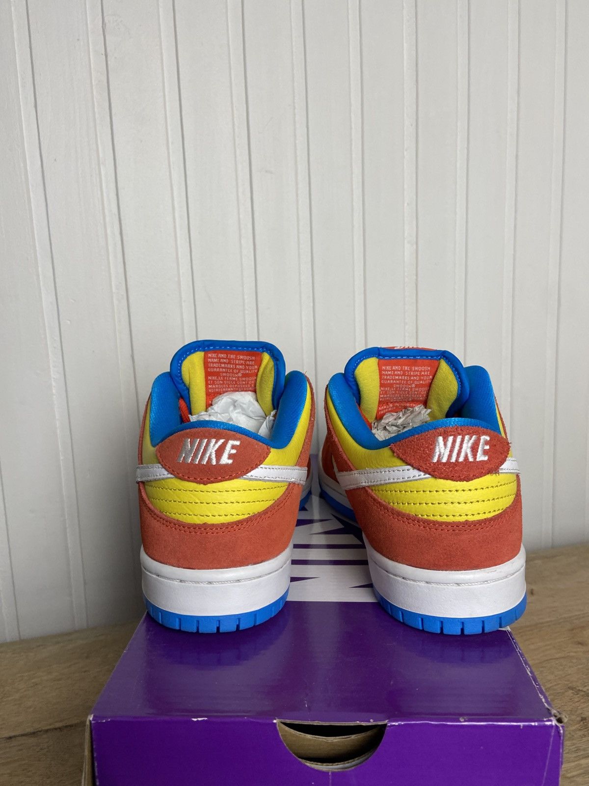 Adidas Used Nike SB Dunk Low Pro "Bart Simpson" Authentic 7,5US Size US 7.5 / EU 40-41 - 6 Thumbnail