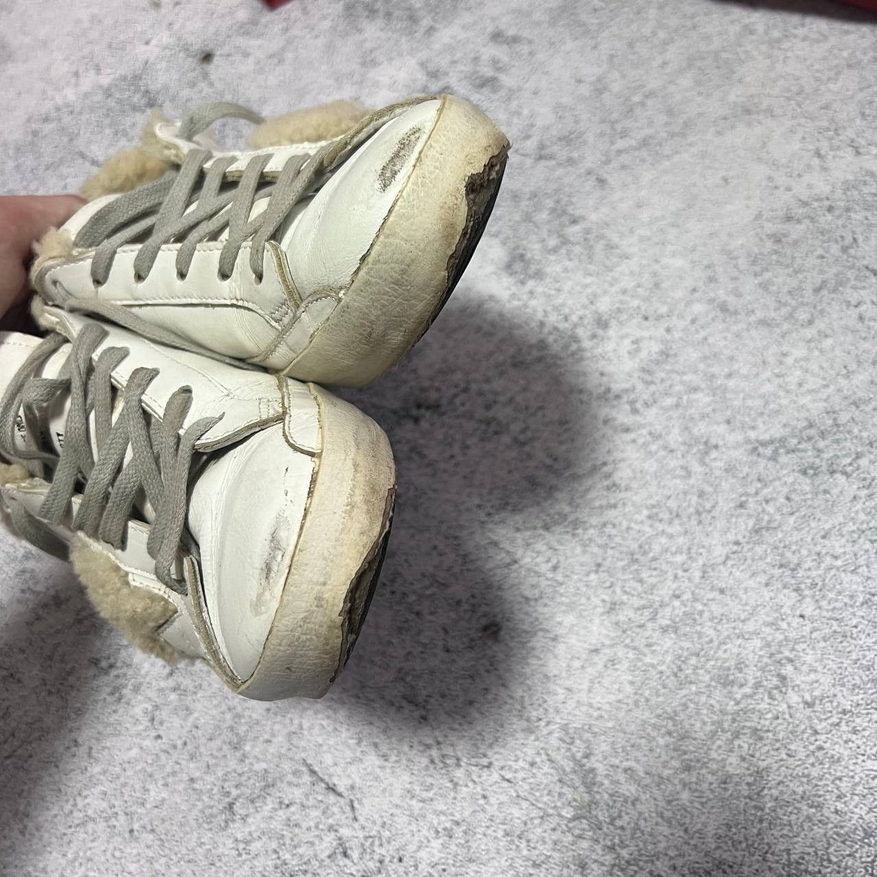 Golden Goose Women’s Golden Goose Deluxe SSTAR Low-Top Sneakers Fur Size US 8 / IT 38 - 10 Thumbnail