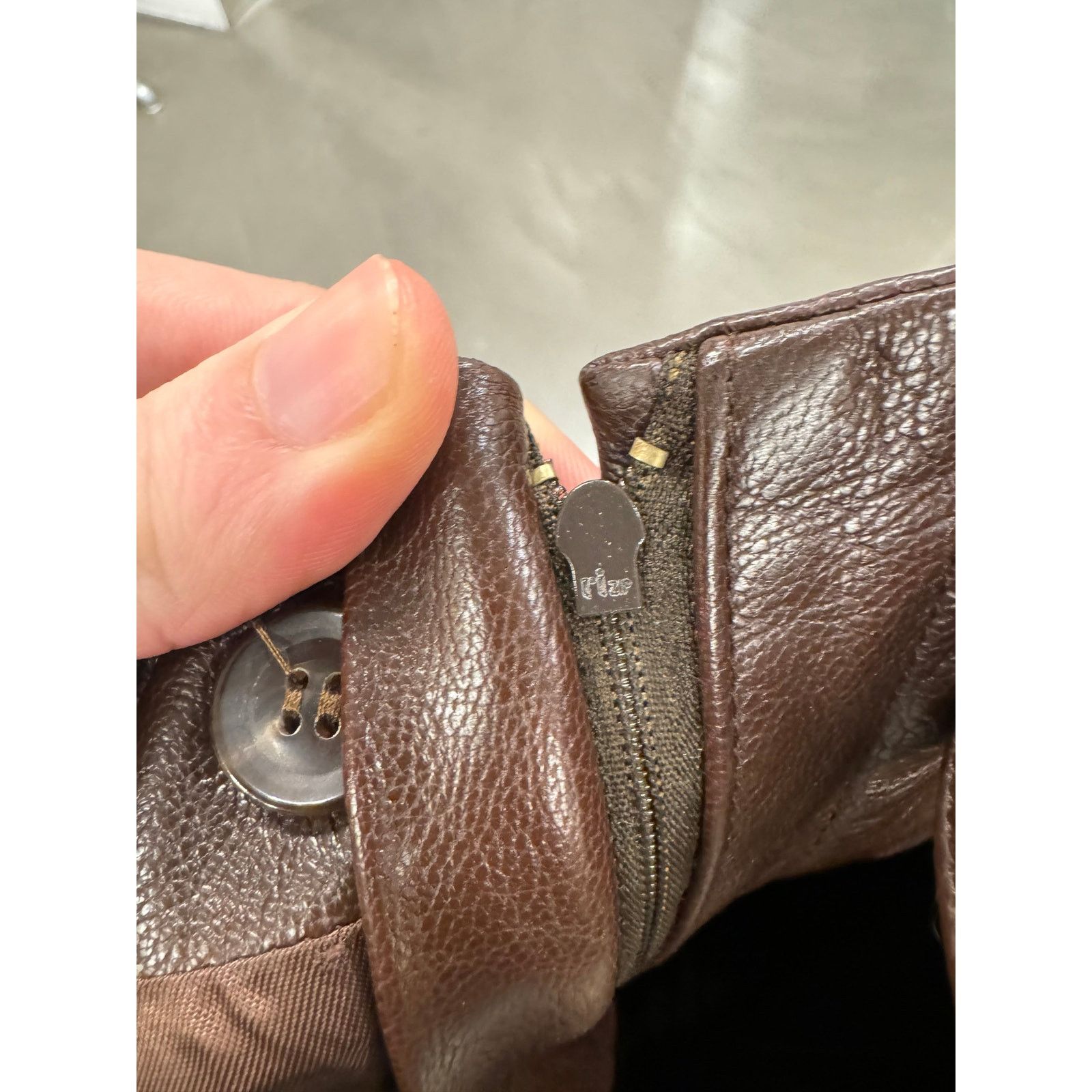 Prada 1990s Prada brown leather pants Size 28" / US 6 / IT 42 - 6 Thumbnail