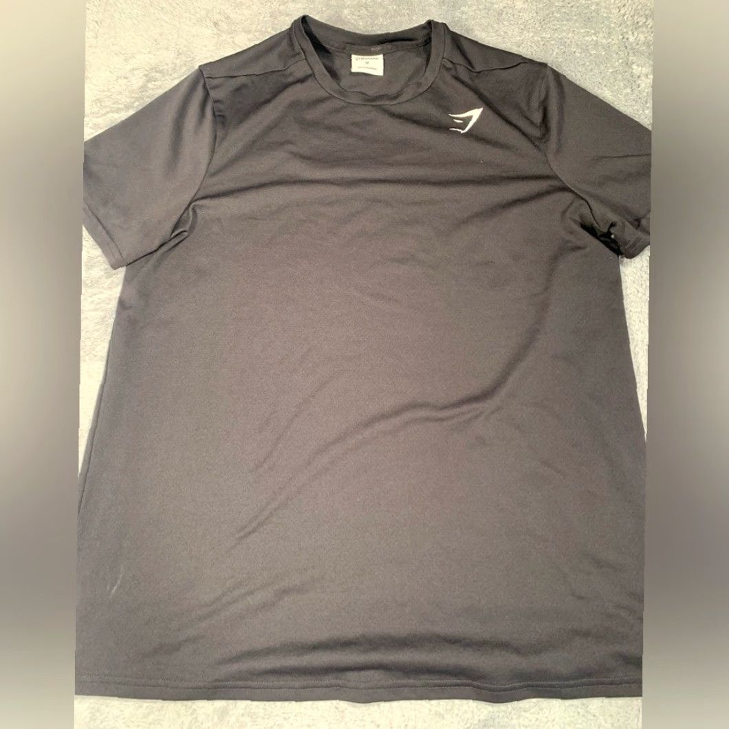 Gymshark Gymshark Black Medium Tee Shirt Men M Regular Shirt Size US M / EU 48-50 / 2 - 2 Thumbnail