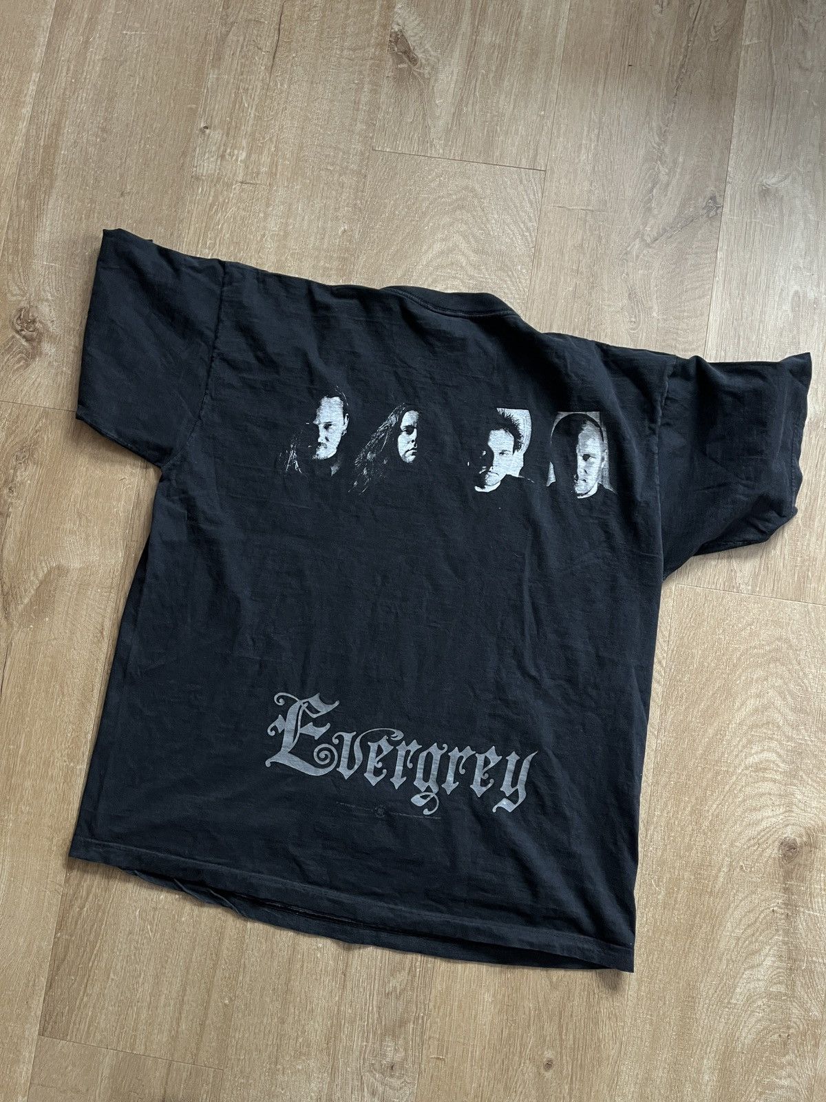 Band Tees 1999 Evergrey Gothic Tragic Band Heavy Metal Rock Euro Tag Size US XL / EU 56 / 4 - 5 Thumbnail