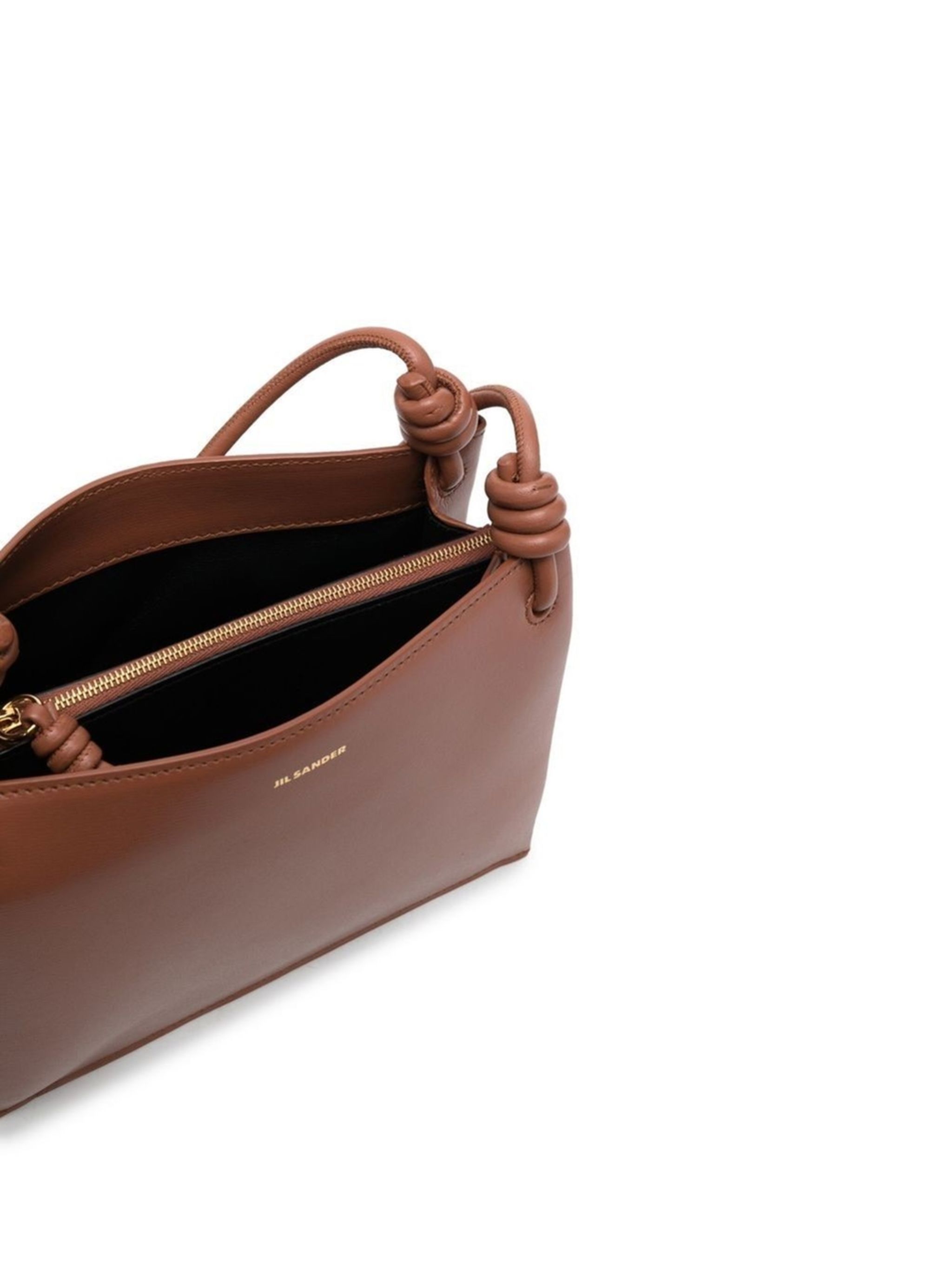 Jil Sander o1loc1c1124 Size: OS/ Knot-Detail Crossbody Bag in Brown Size ONE SIZE - 4 Thumbnail