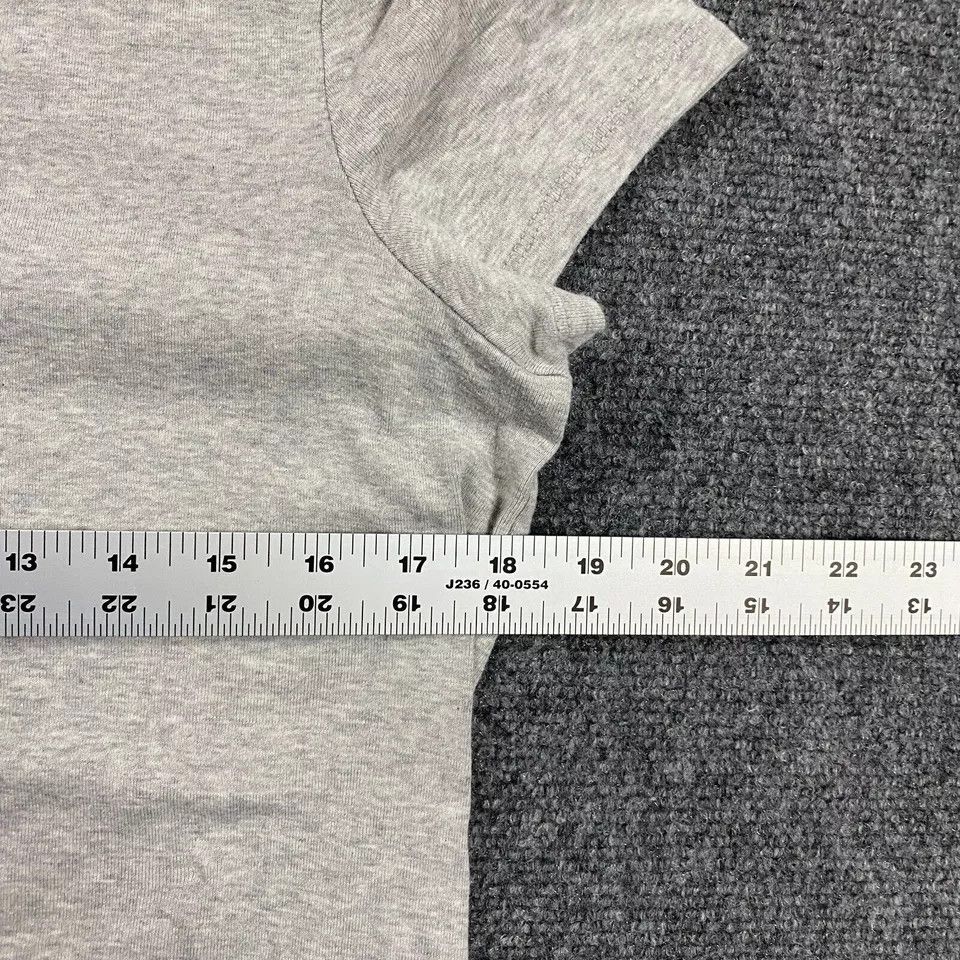 Talbots Talbots Shirt Womens Large Gray Tee V-Neck Casual Cotton Size L / US 10 / IT 46 - 4 Thumbnail
