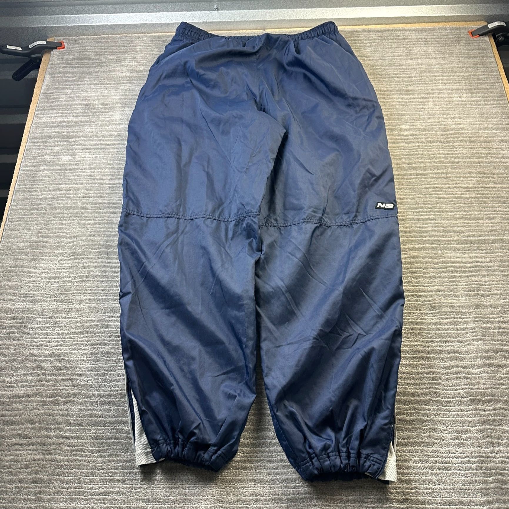 Nike VINTAGE Nike Pants XL Blue Sweatpants Tapered Regular Fit Activewear University Mens Size US 28 / EU 44 - 2 Thumbnail