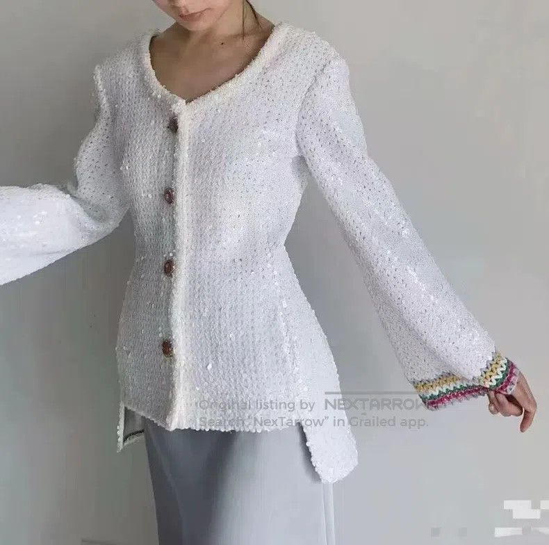 Chanel Chanel Spring and summer series long-sleeved sequin jacket Size XS / US 0-2 / IT 36-38 - 8 Thumbnail