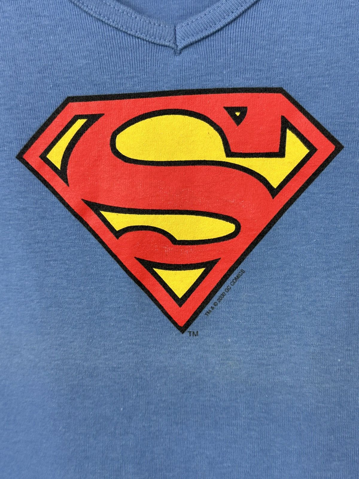 DC Comics DC Comics 2000 Vintage Superman Blue T-shirt Size L / US 10 / IT 46 - 5 Thumbnail